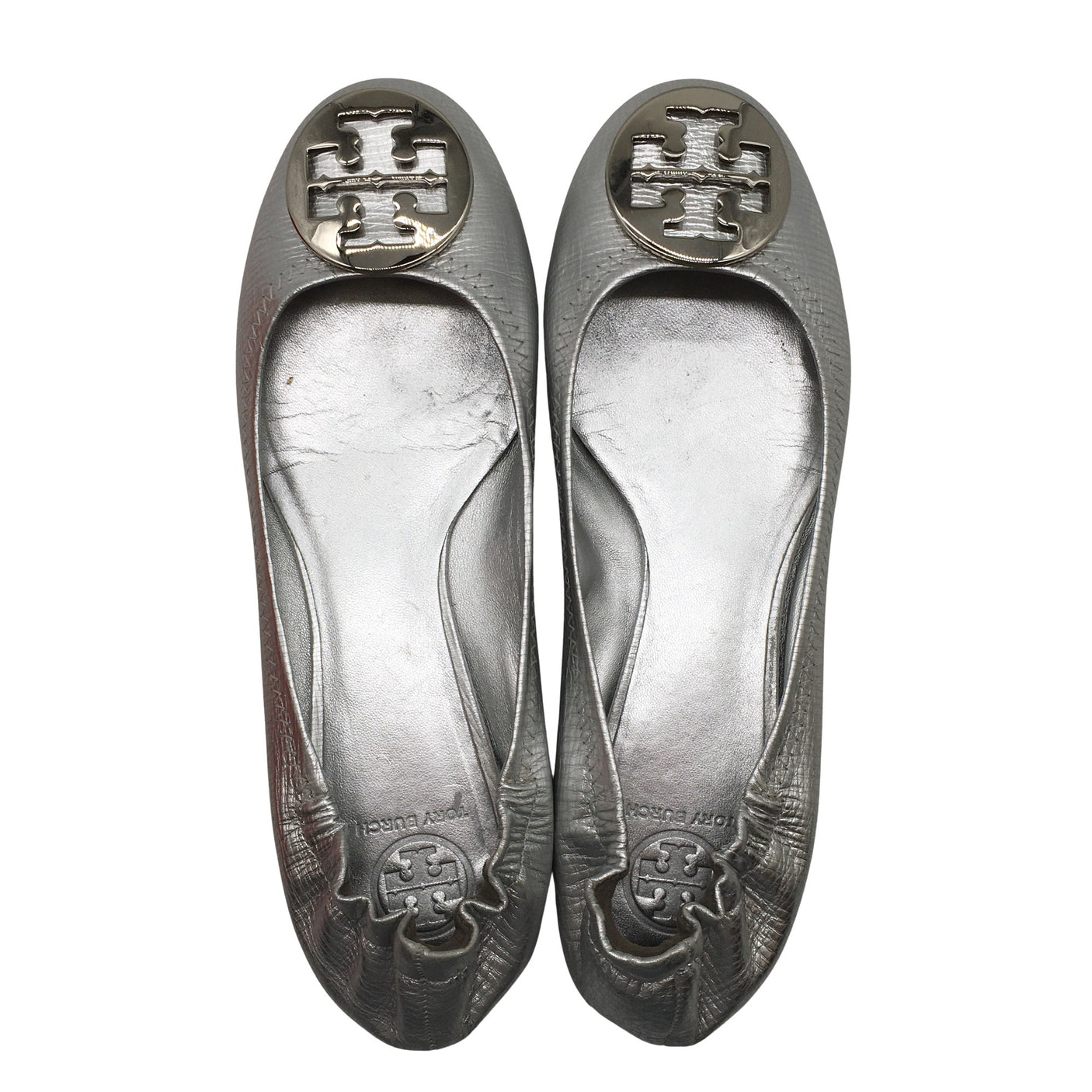 Unisex Tory Burch - Ballerinas, size 40 - Silver (3)