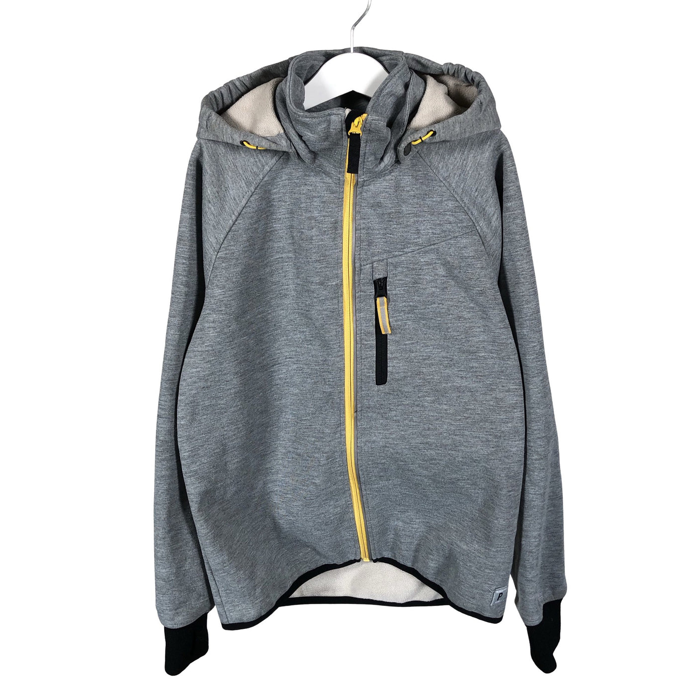 Unisex Polarn O. Pyret - Windfleece jacket, size 140 - 146 - Gray (1)