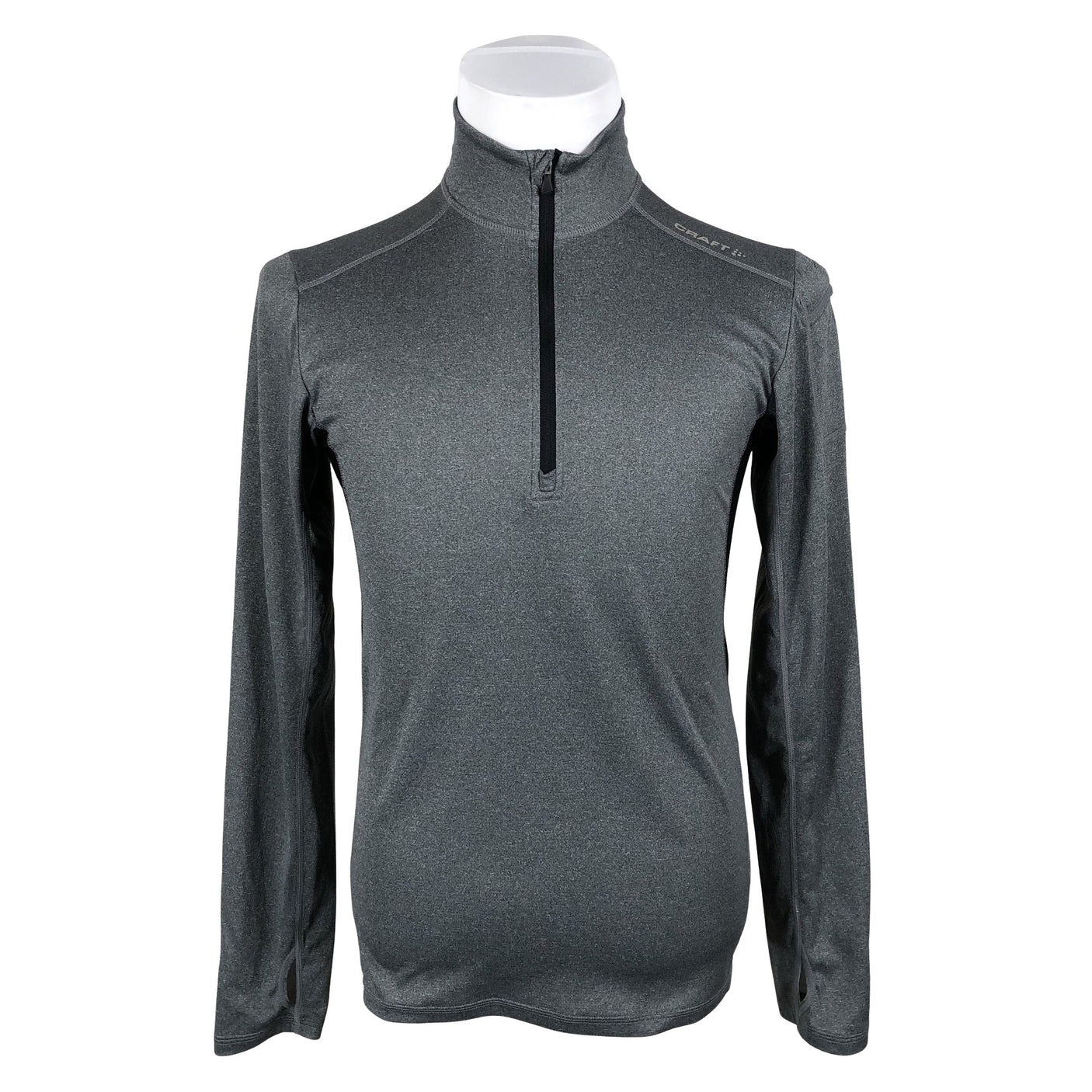 Unisex Craft - Sports shirt, long sleeve, size M - Gray (1)