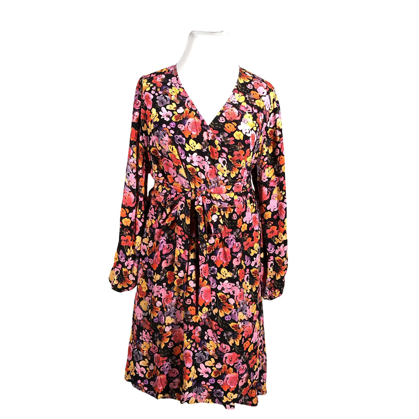 Unisex Kaiko - Schiffon dress, size 42 - Black (1)