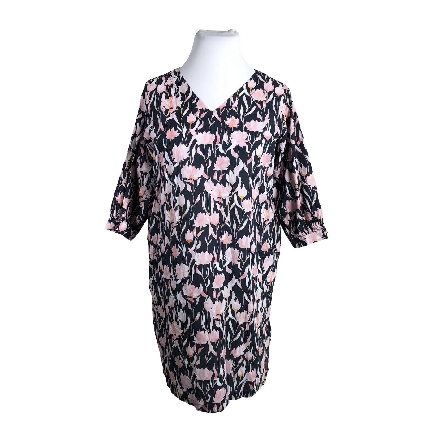 Unisex Blaa - Schiffon dress, size 42 - Blue (1)