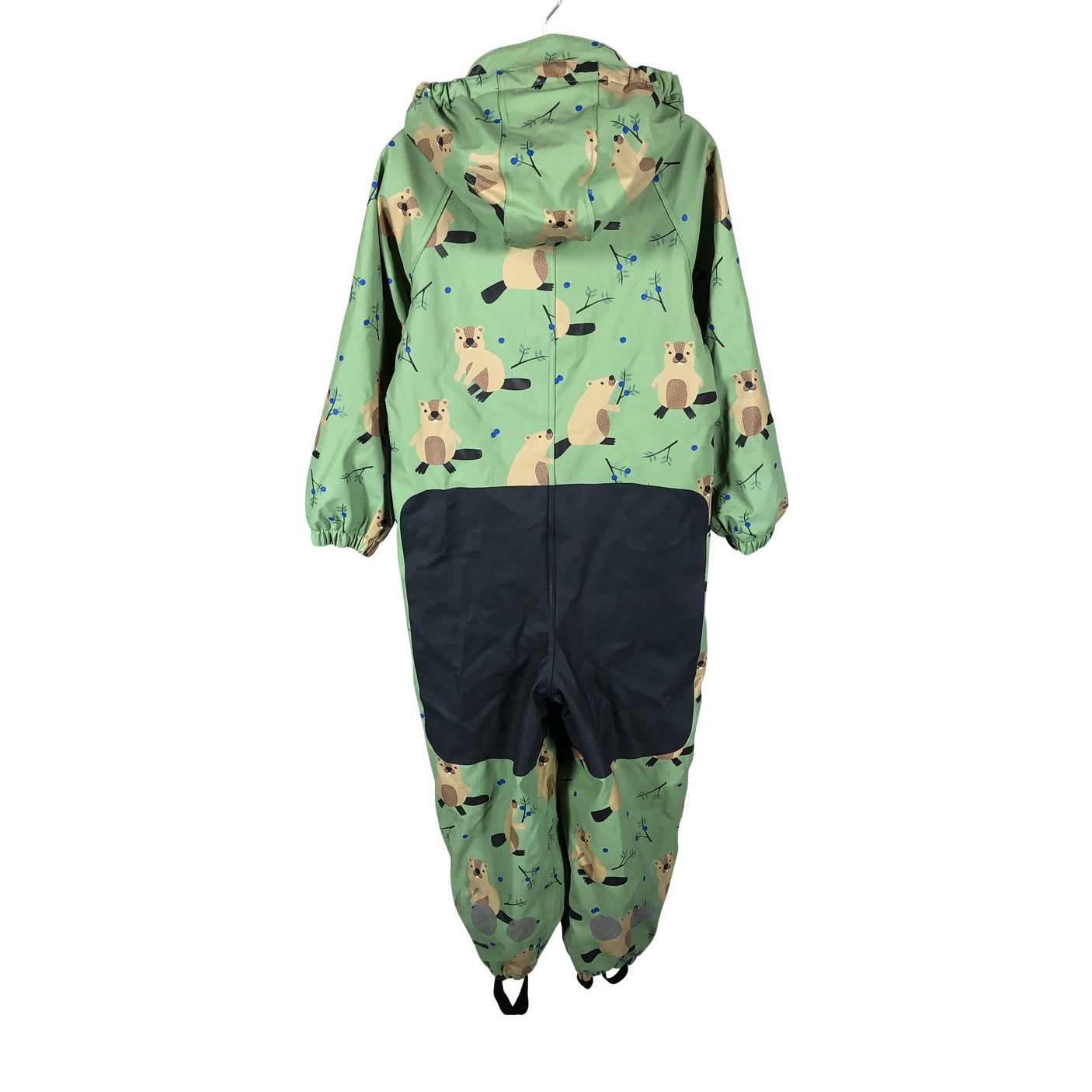 Unisex Jonathan - Rain overall, size 110 - 116 - Green (2)