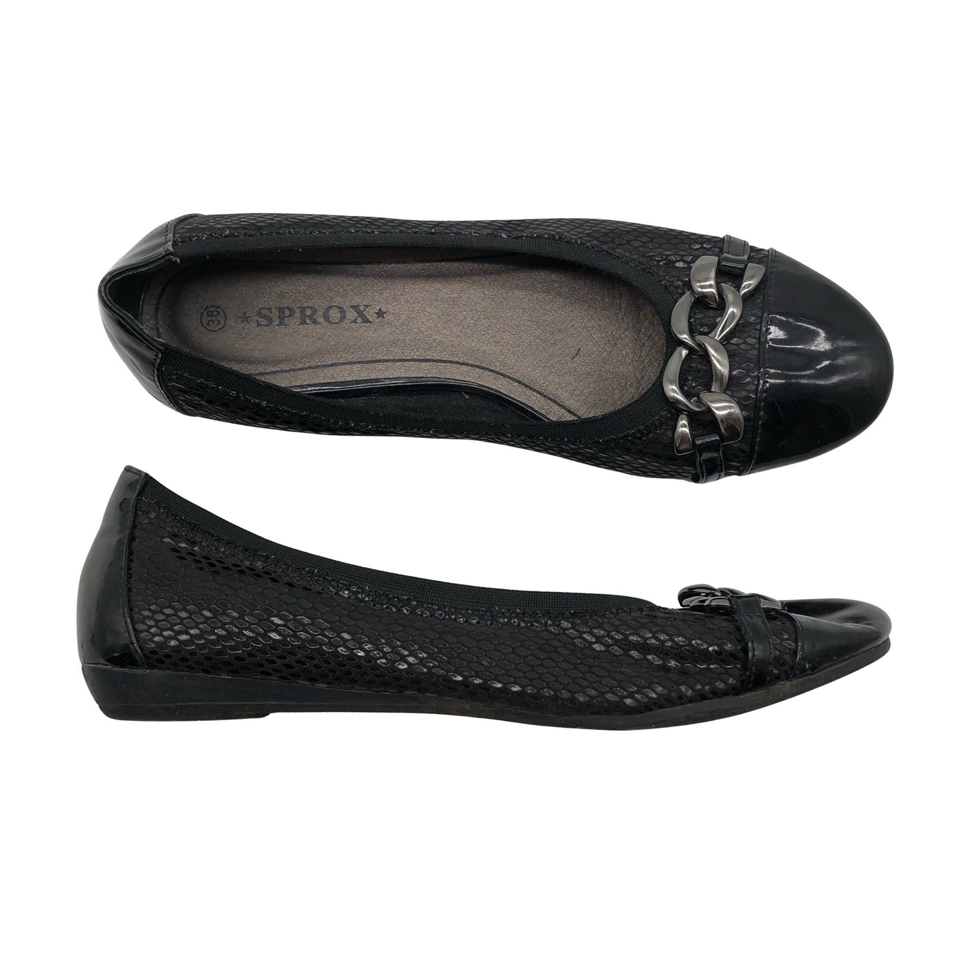 Unisex Sprox - Ballerinas, size 38 - Black (1)
