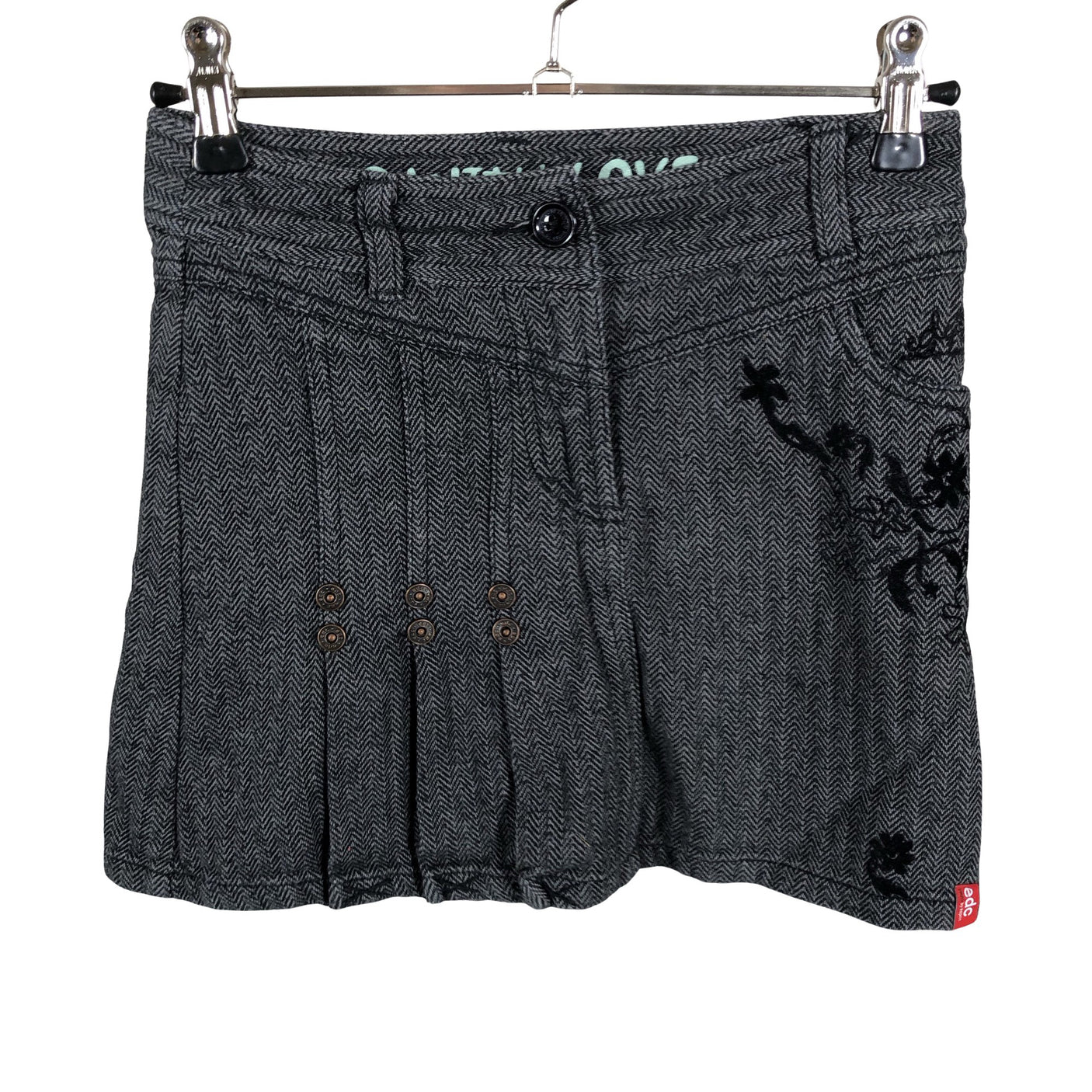 Unisex EDC by Esprit - Fabric skirt, size 122 - 128 - Gray (1)