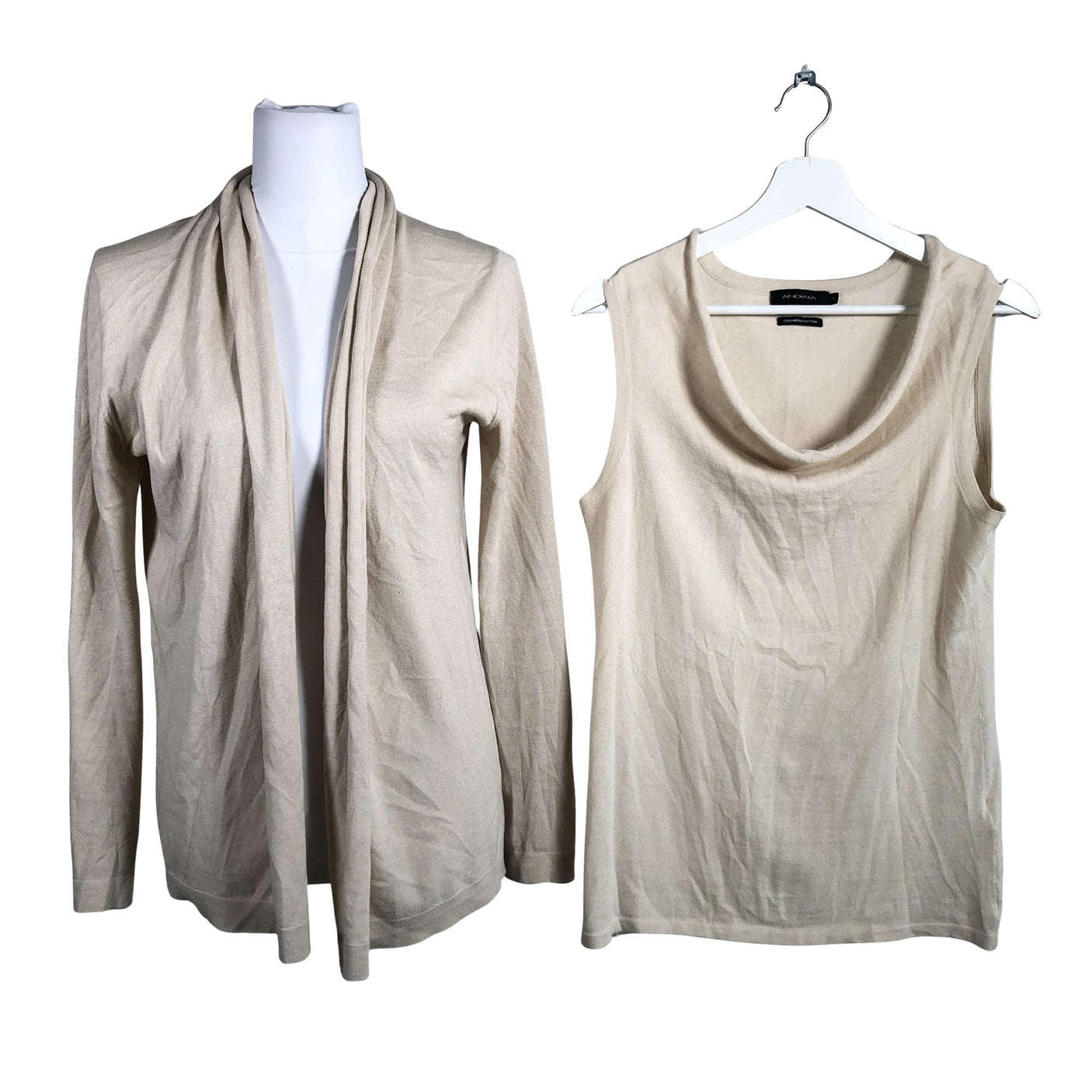 Unisex Andiata - Cardigan, size 36 - Beige (1)