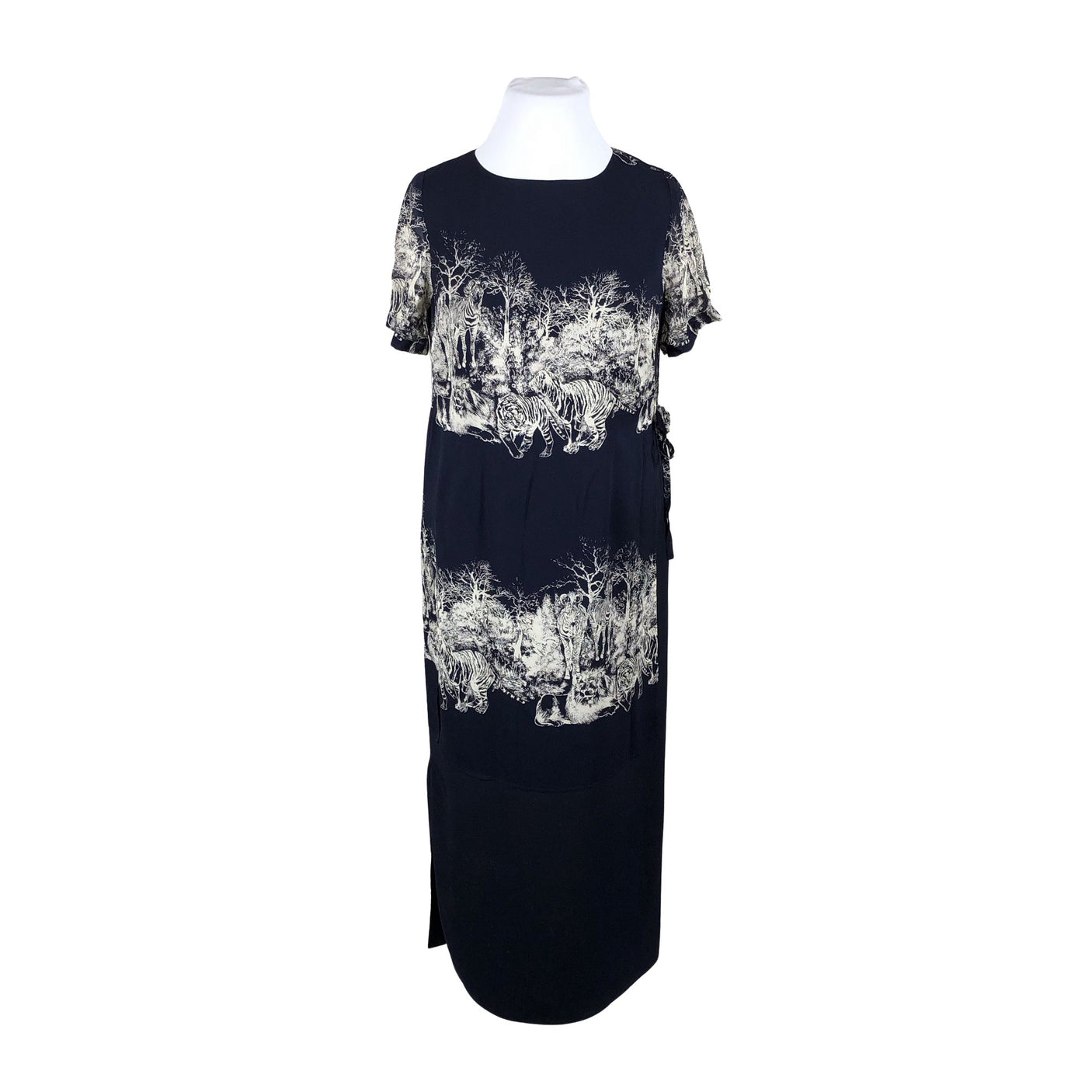 Unisex Godske - Schiffon dress, size 42 - Blue (1)