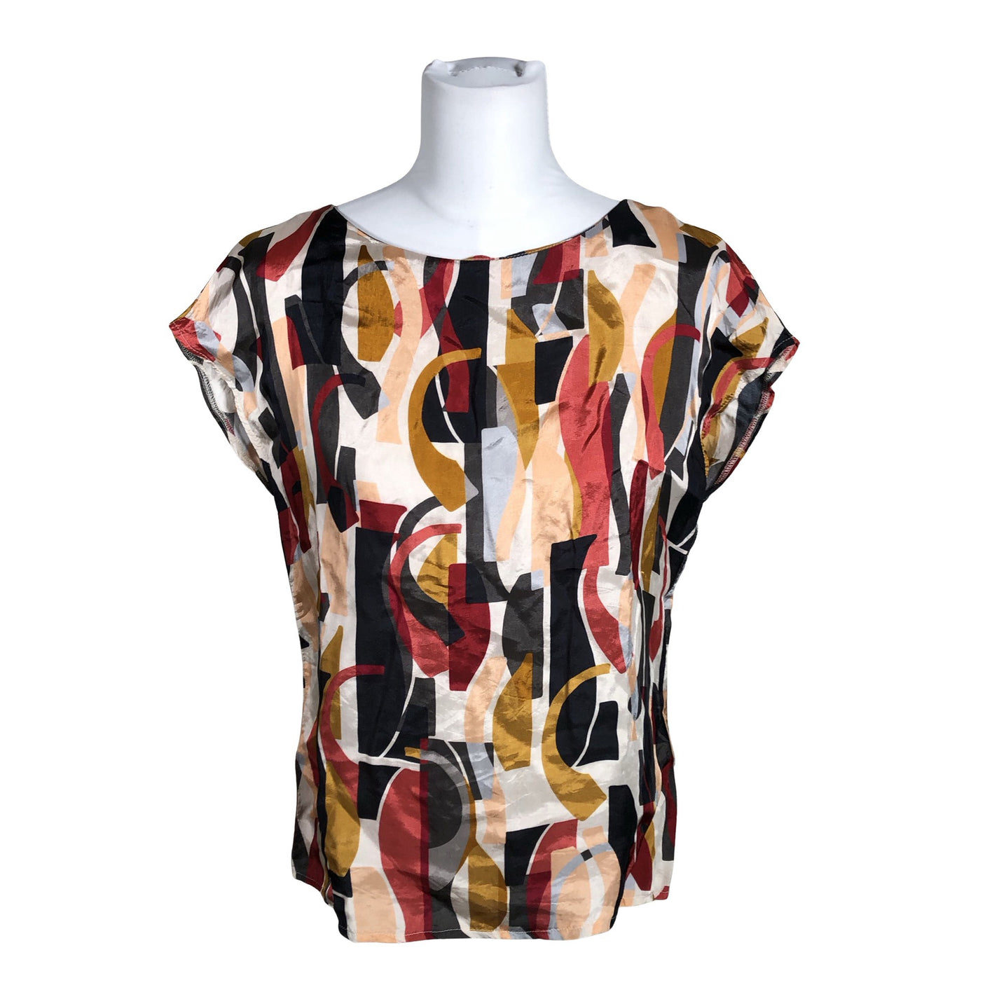 Unisex Ril's - Short-sleeved blouse, size 36 - Black (1)