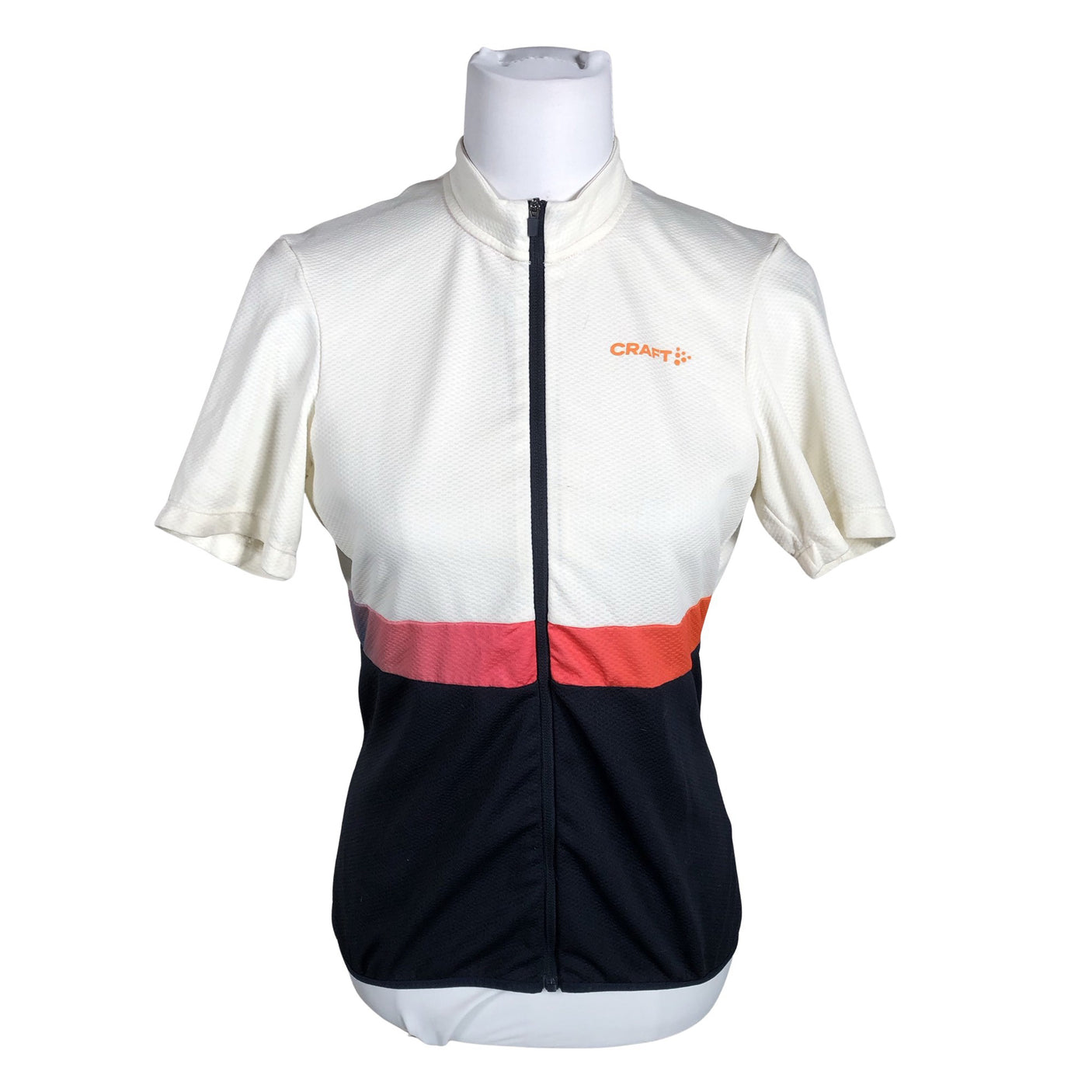 Unisex Craft - Sports shirt, short sleeve, size 38 - Natural white (1)
