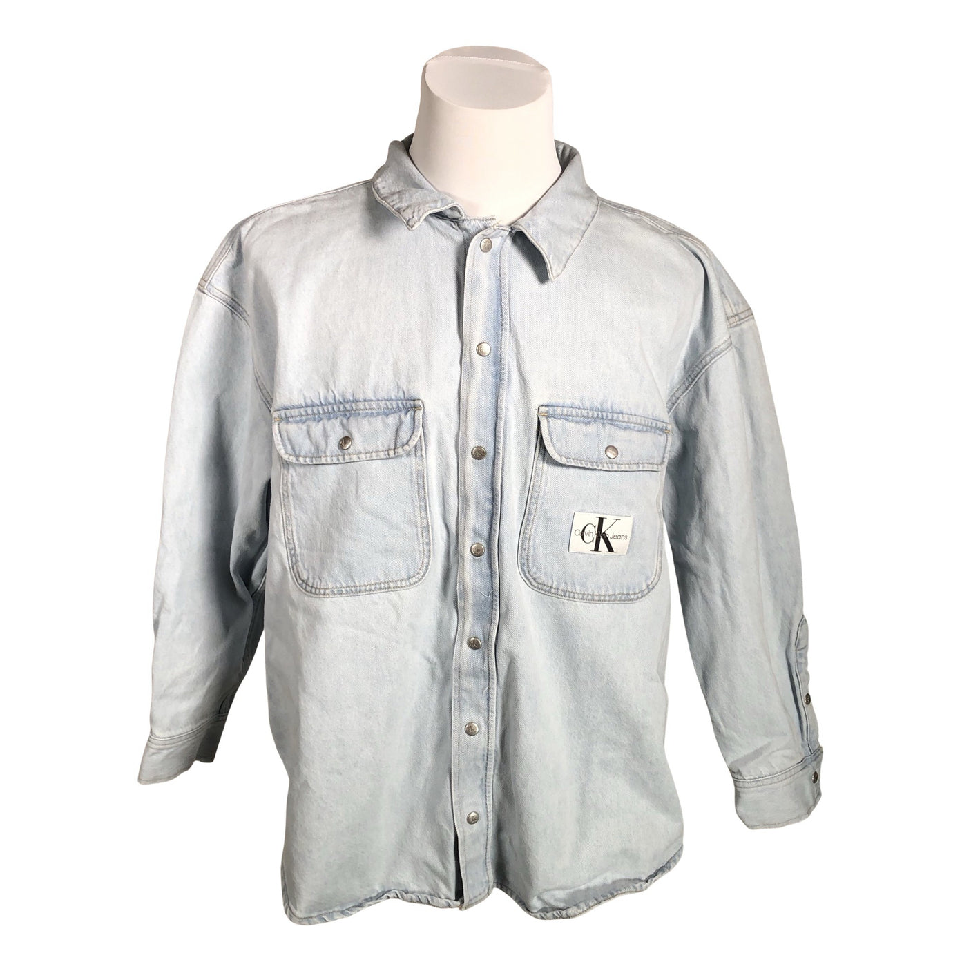Unisex Calvin Klein Jeans - Denim shirt, size XXL - Light blue (1)
