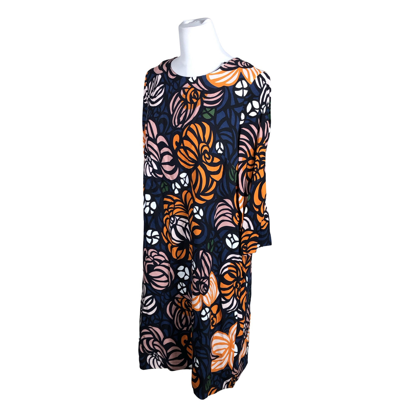 Unisex Marimekko - Schiffon dress, size 40 - Blue (3)