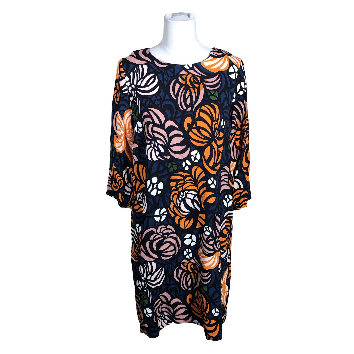 Unisex Marimekko - Schiffon dress, size 40 - Blue (1)