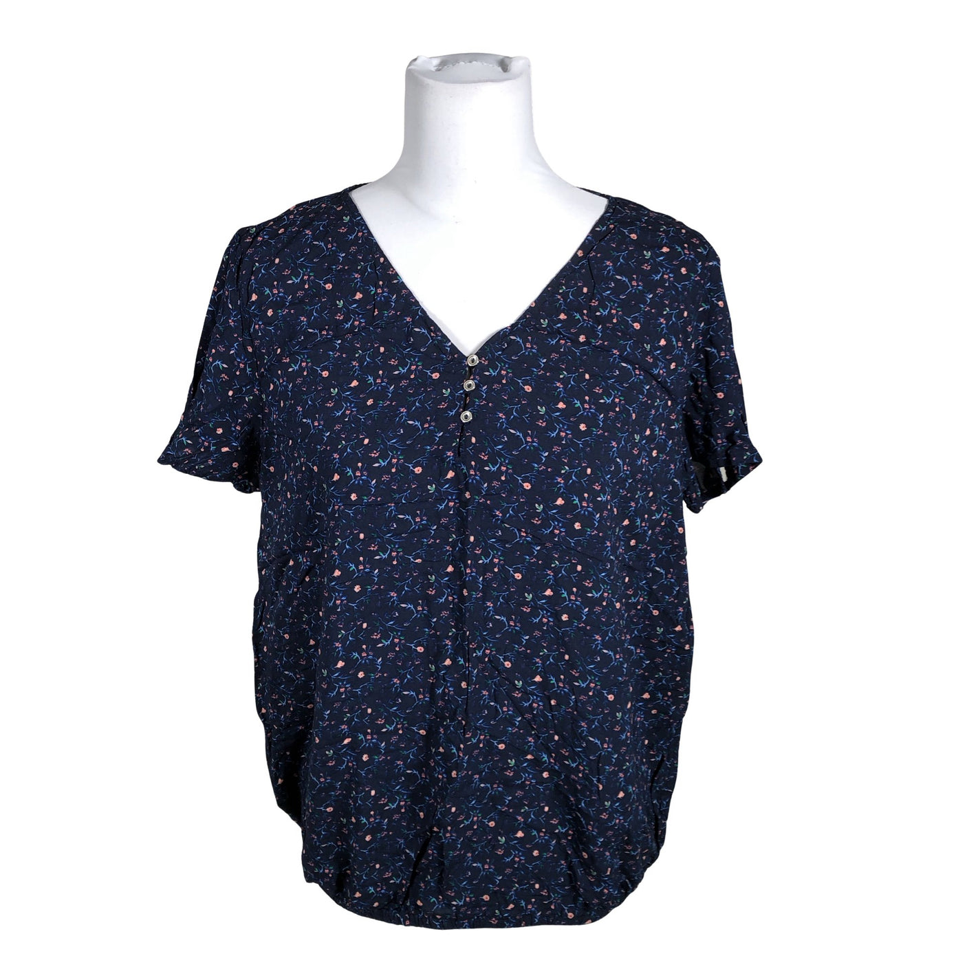 Unisex Esprit - Short-sleeved blouse, size 36 - Blue (1)