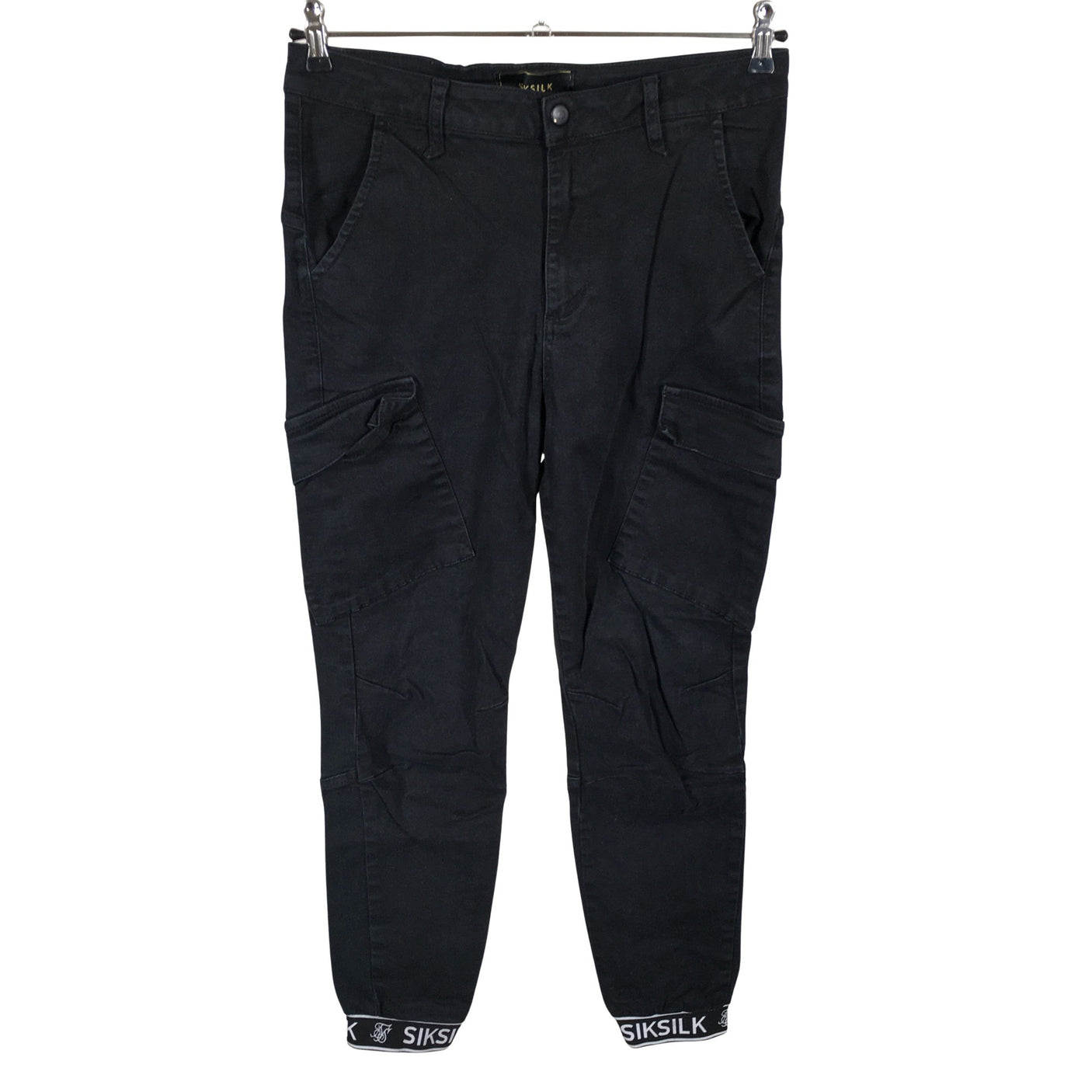 Unisex Siksilk - Cargo pants, size M - Black (1)