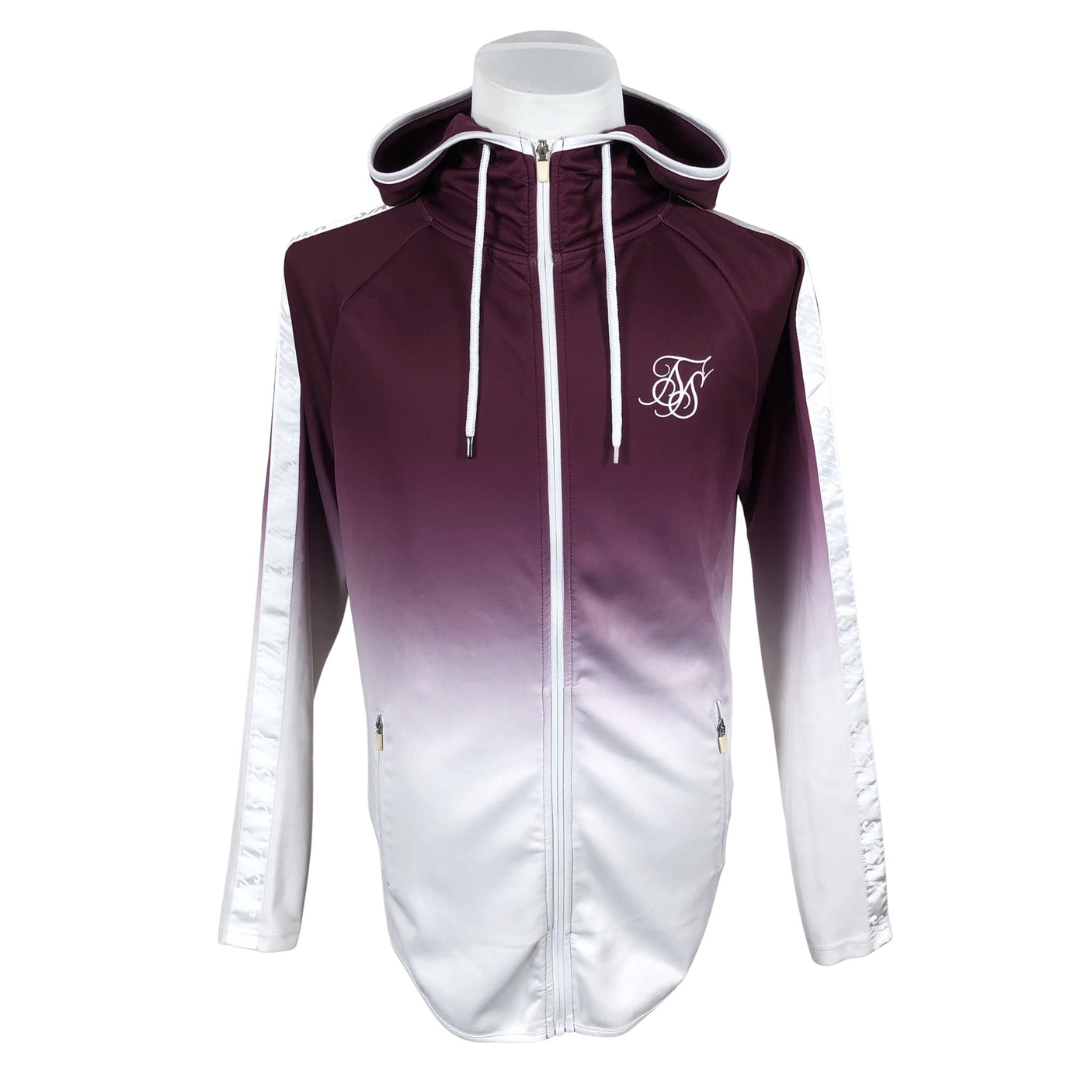 Unisex Siksilk - Track jacket, size M - Violet (1)