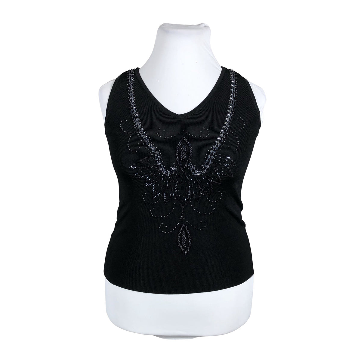 Unisex BCBG Maxazria - Tricot tank top, size 44 - Black (1)