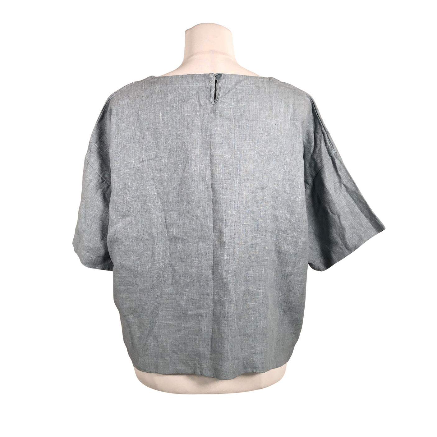 Unisex Puuvillatehdas - Short-sleeved blouse, size 38 - Light blue (2)