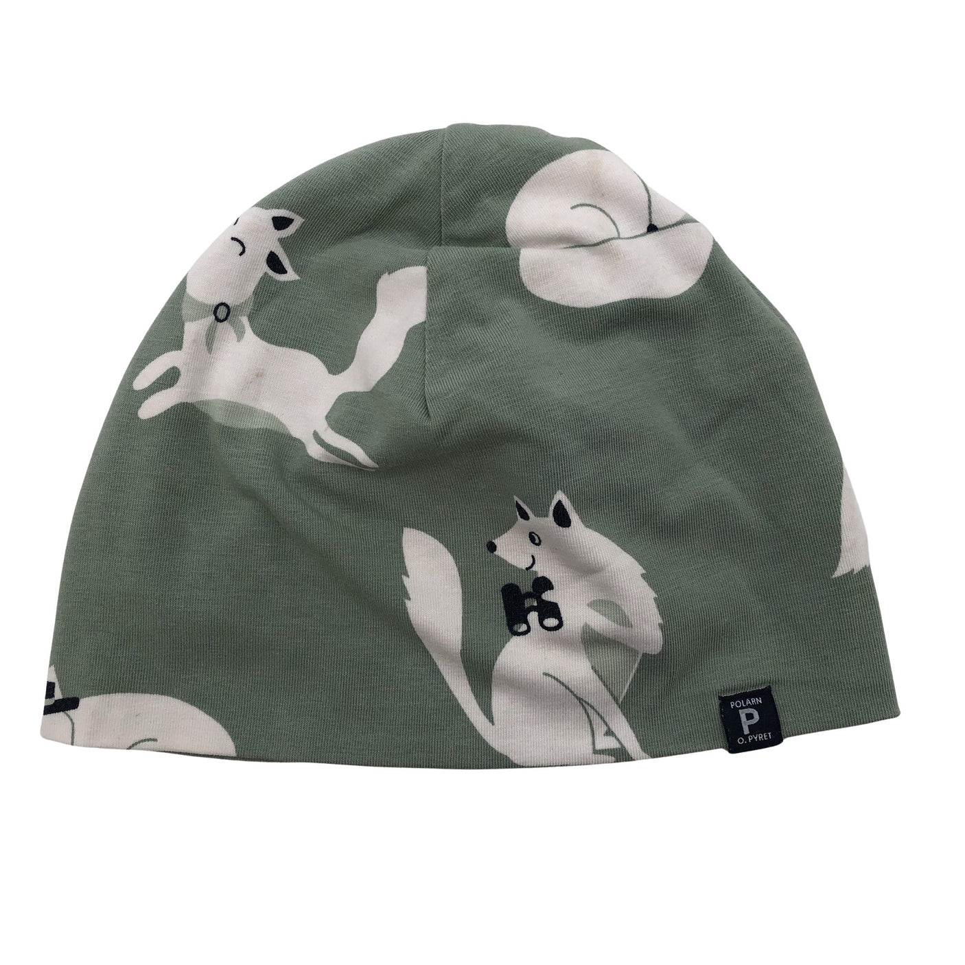 Unisex Polarn O. Pyret - Lightweight beanie, size 52 - 54 cm - Green (1)
