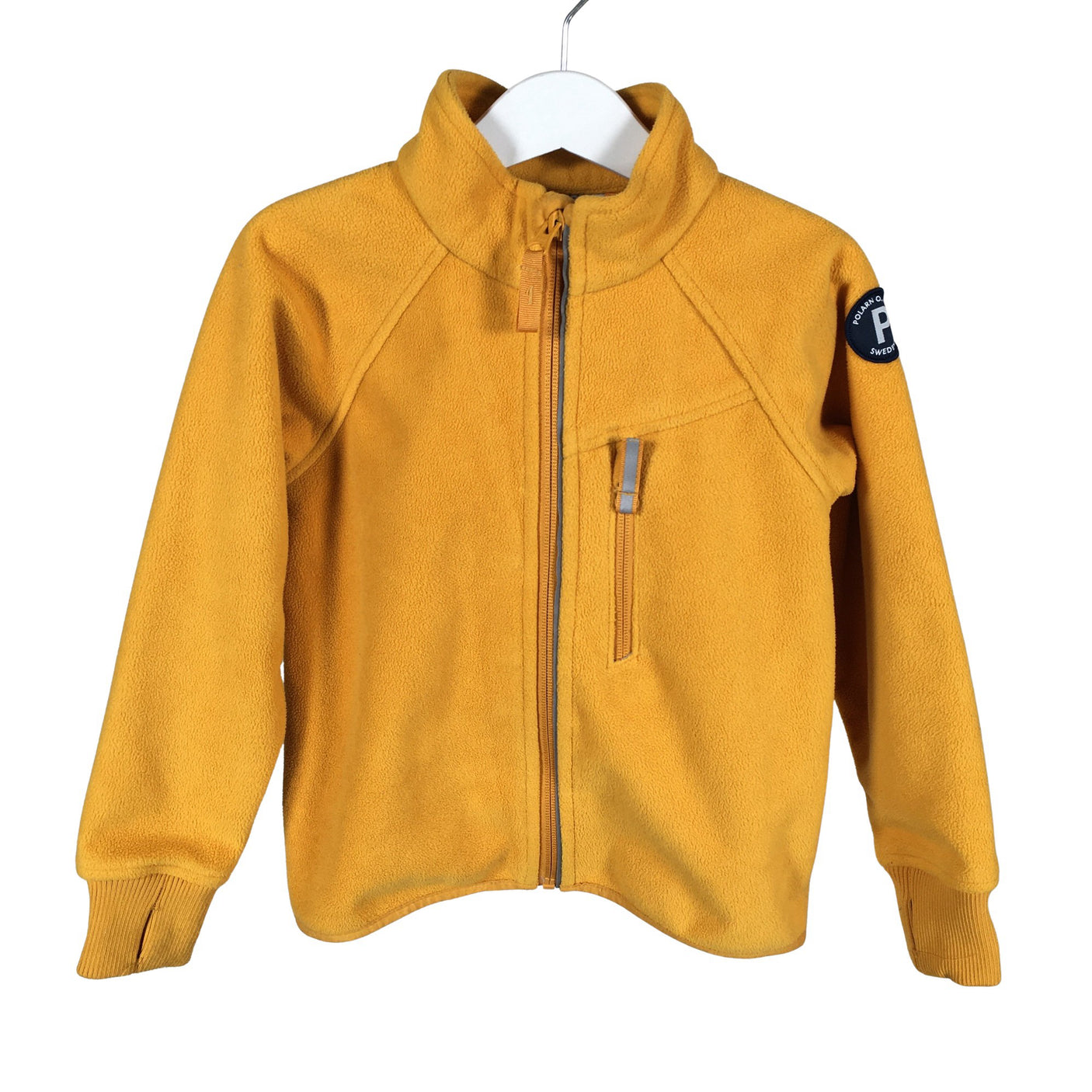 Unisex Polarn O. Pyret - Windfleece jacket, size 98 - 104 - Yellow (1)