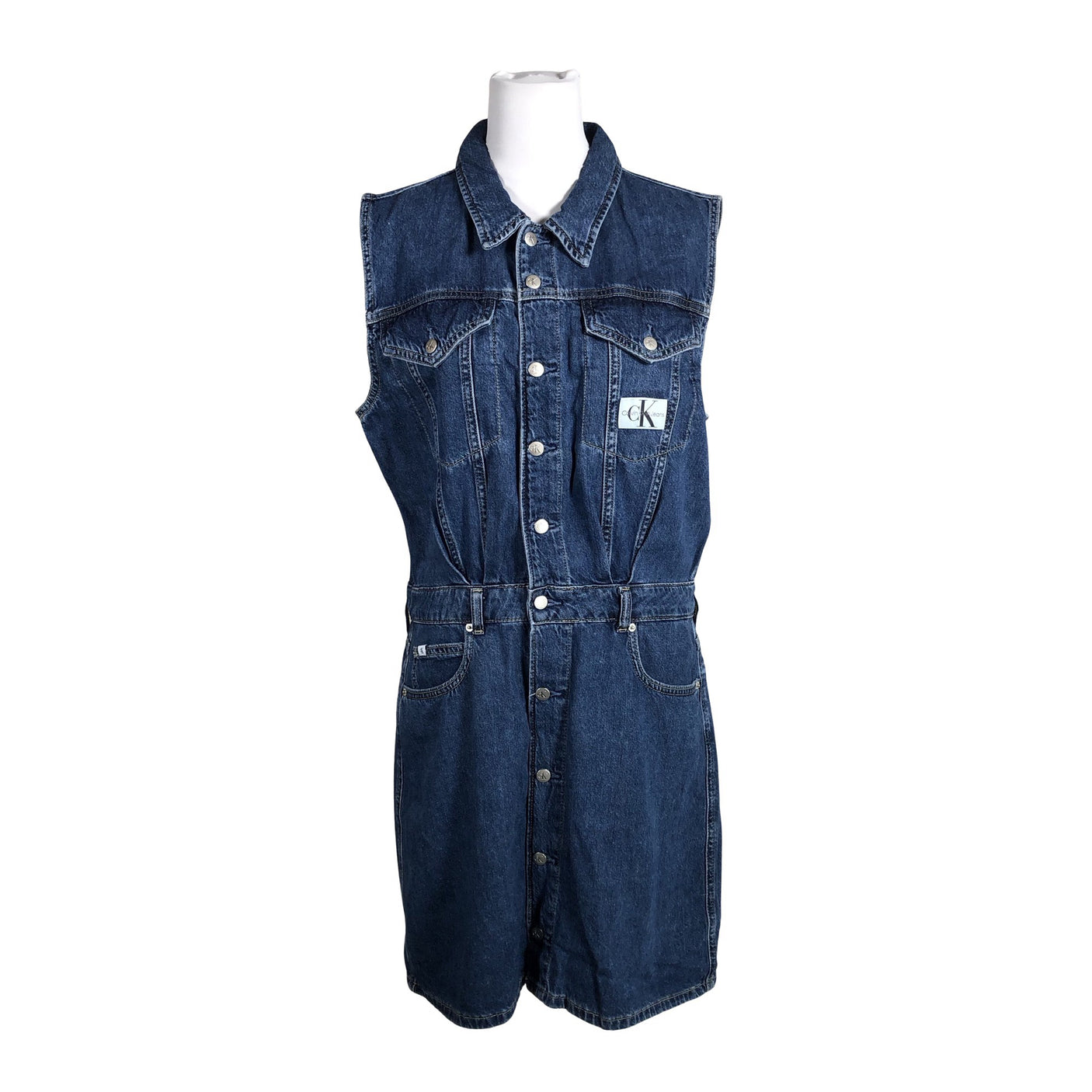 Unisex Calvin Klein Jeans - Denim dress, size 40 - Blue (1)