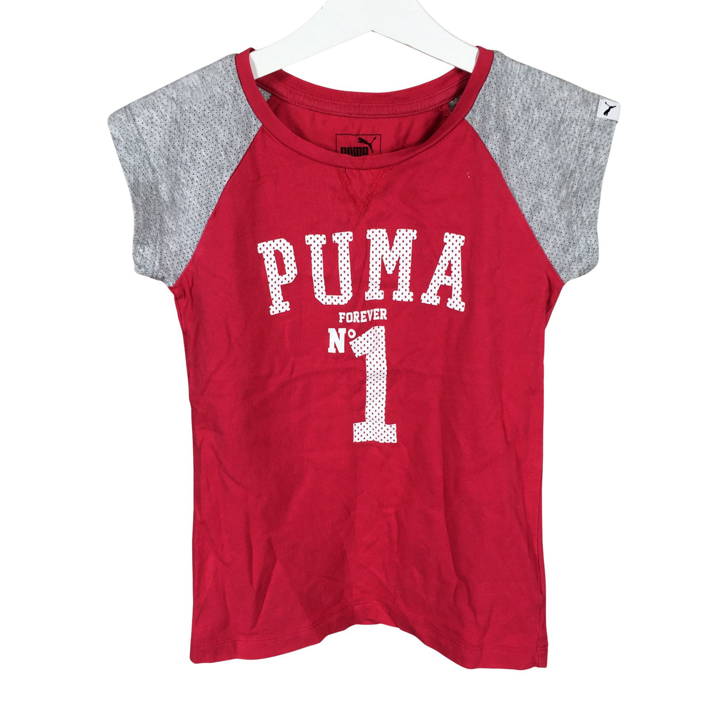 Unisex Puma - T-shirt, size 134 - 140 - Red (1)