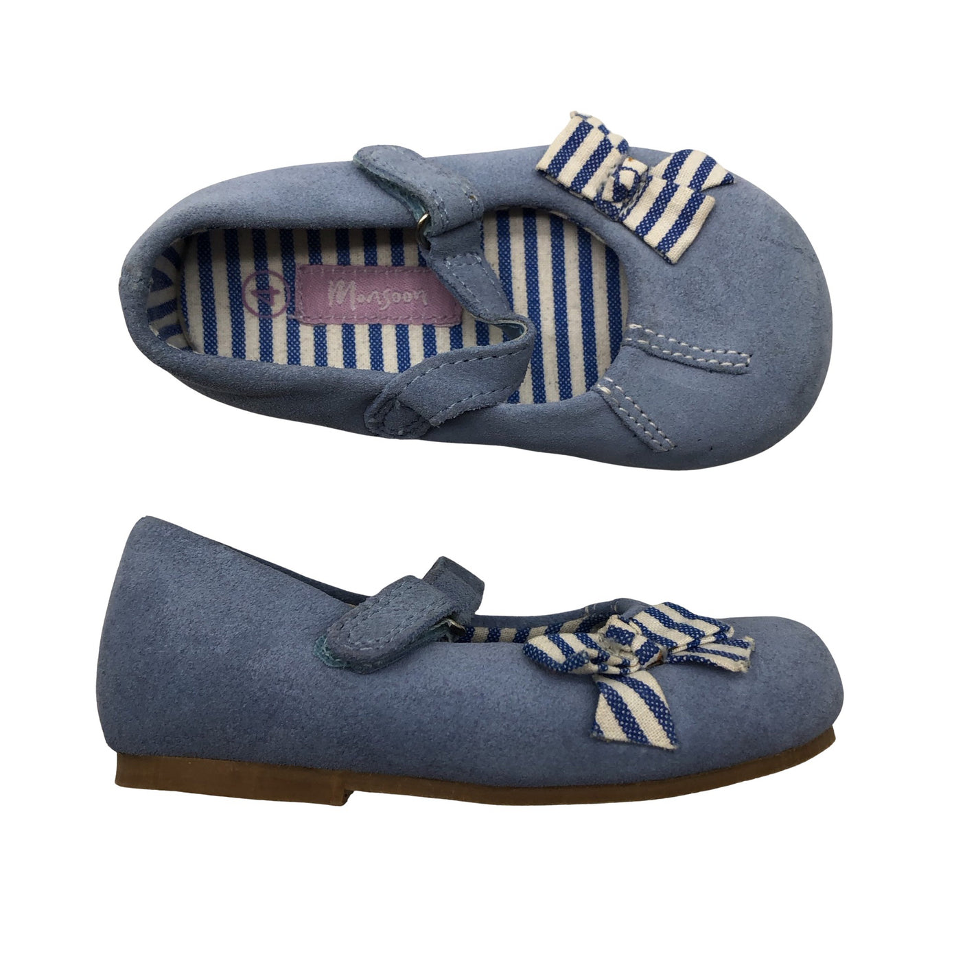Unisex Monsoon - Ballerinas, size 19 - Light blue (1)