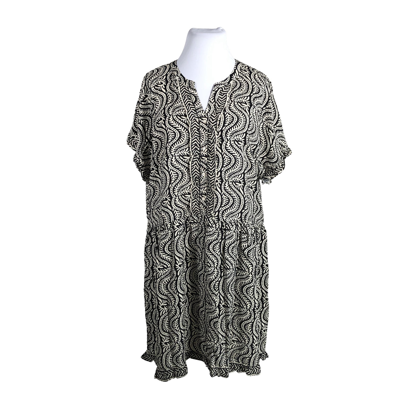 Unisex Soyaconcept - Schiffon dress, size 44 - Black (1)