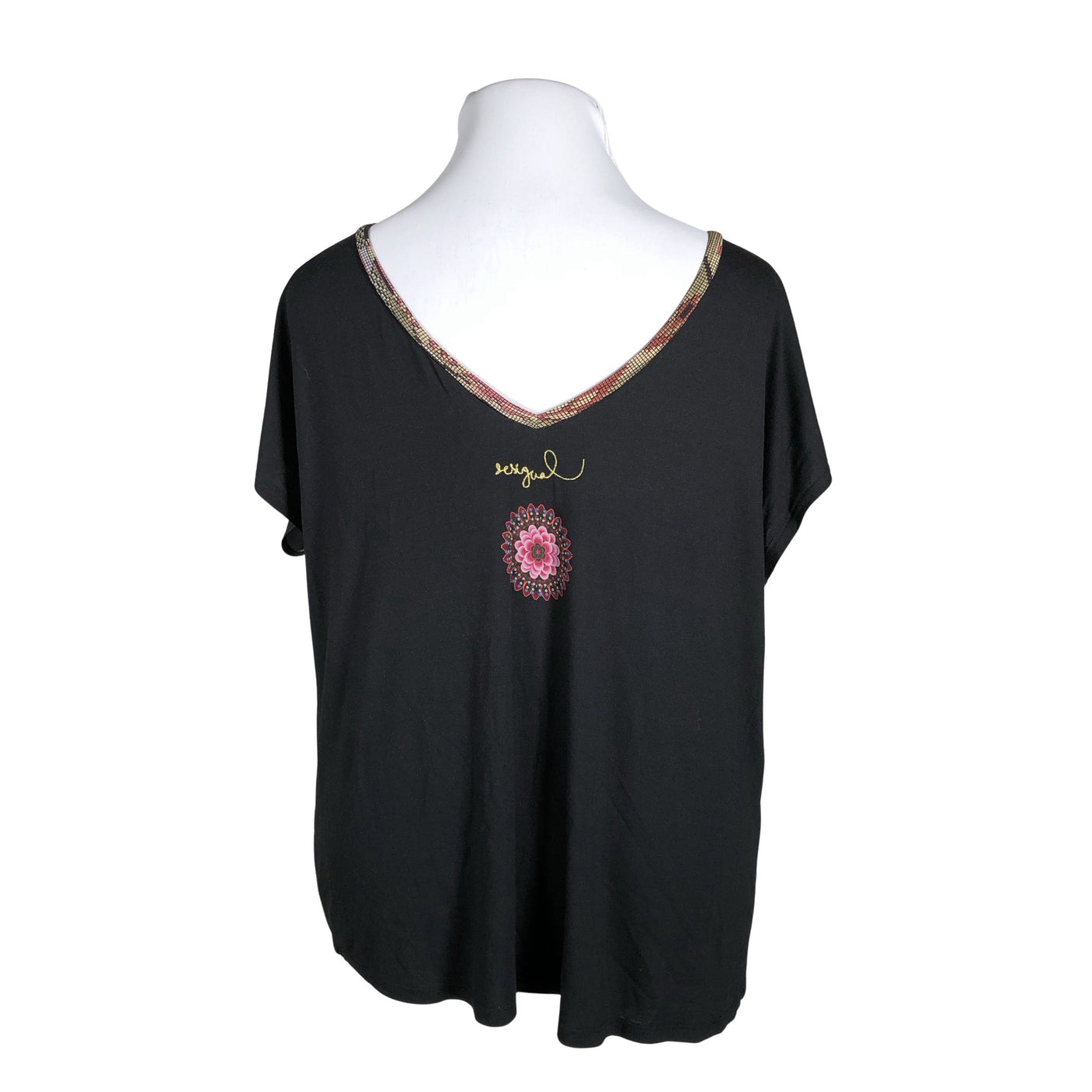 Unisex Desigual - T-shirt, size 44 - Black (2)