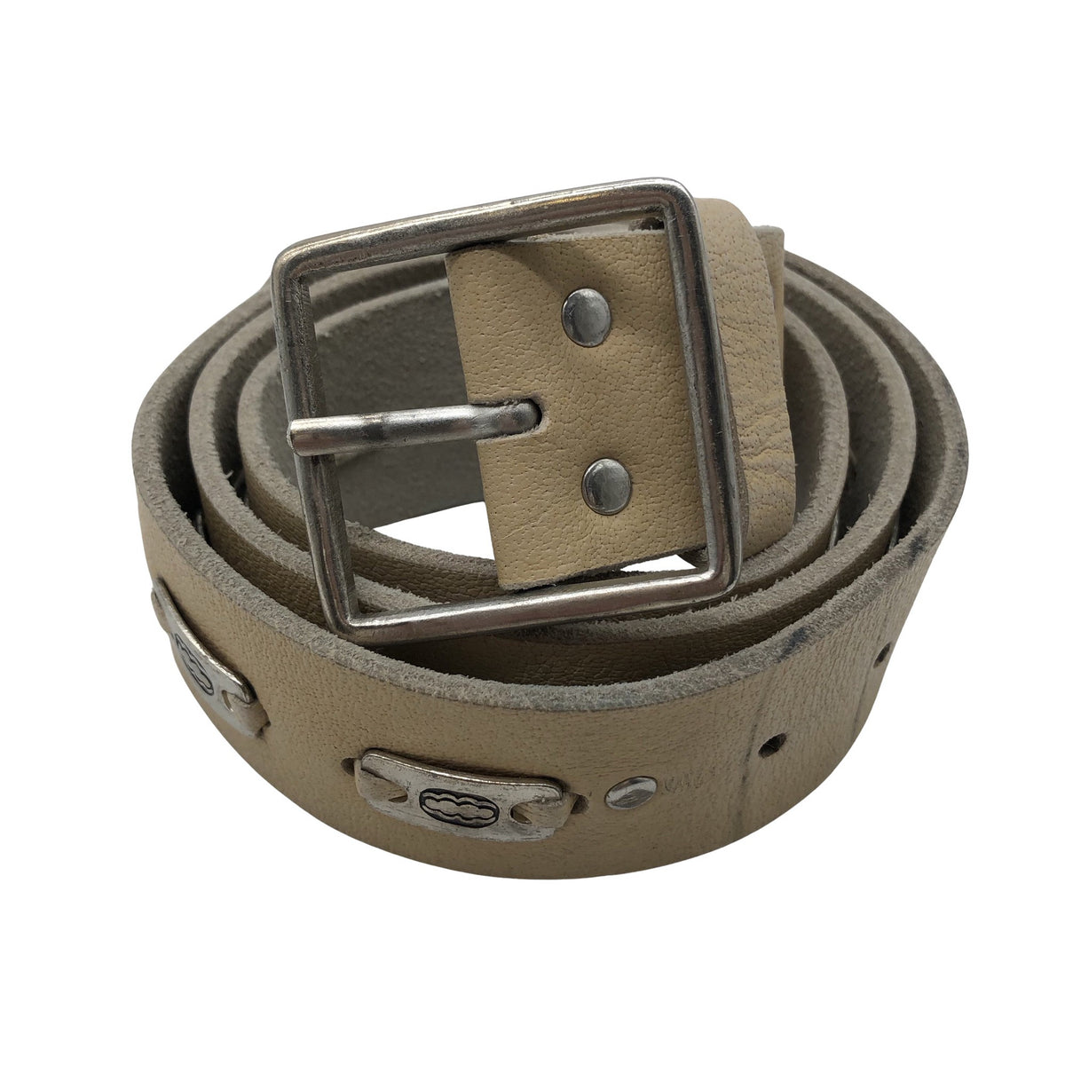 Unisex Hunkydory - Leather belt, size Ei kokoa - Beige (1)
