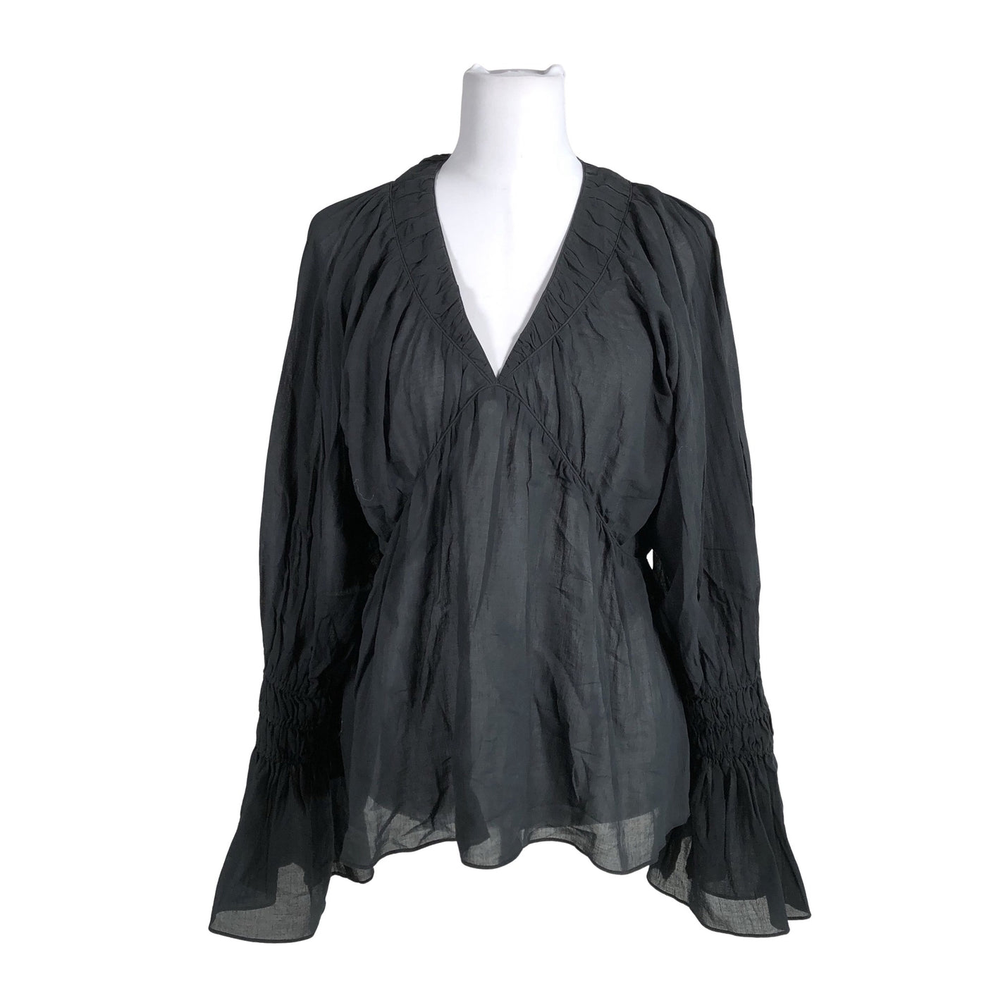 Unisex by Malene Birger - Blouse, size 40 - Black (1)