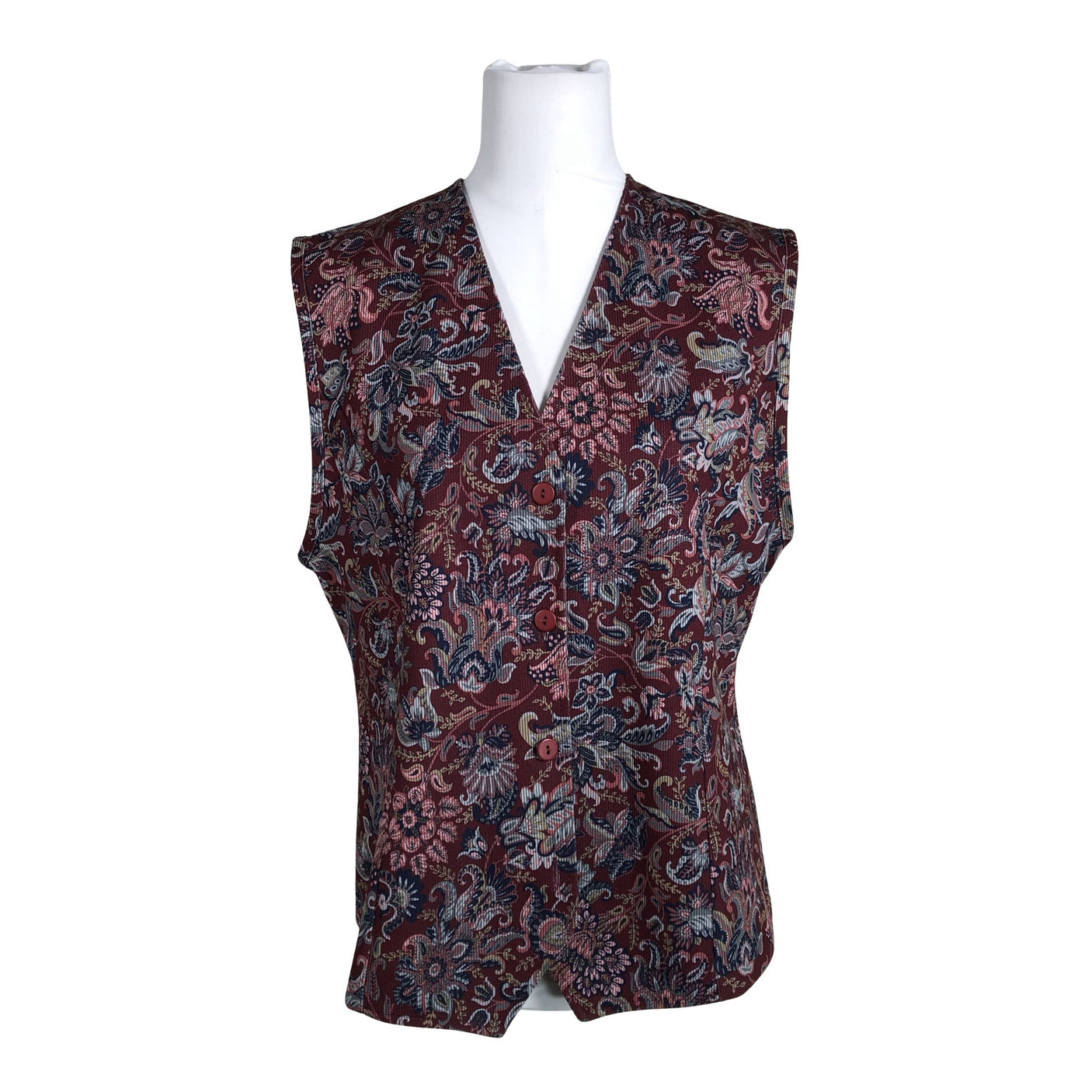 Unisex Finn Karelia - Vest, size 38 - Wine red (1)