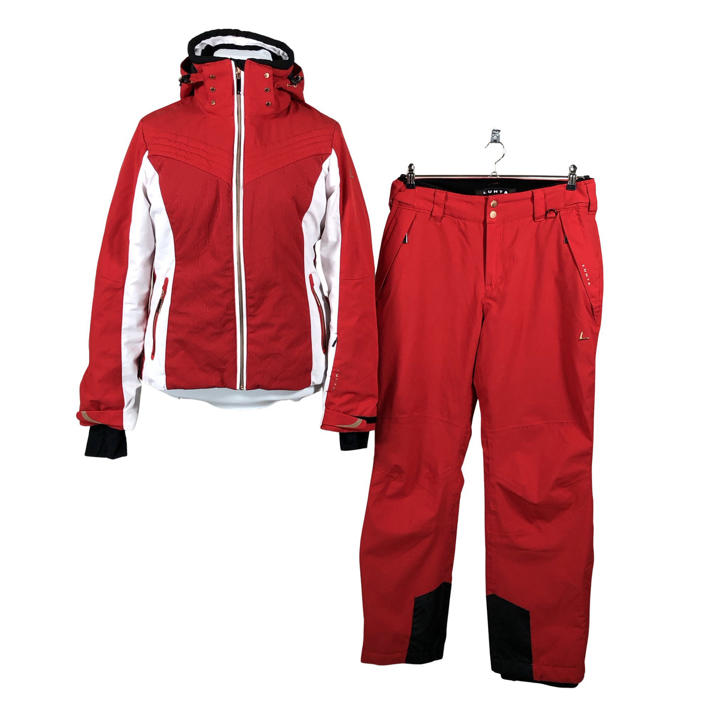 Unisex Luhta - Winter jacket and pants set, size 42 - Red (1)