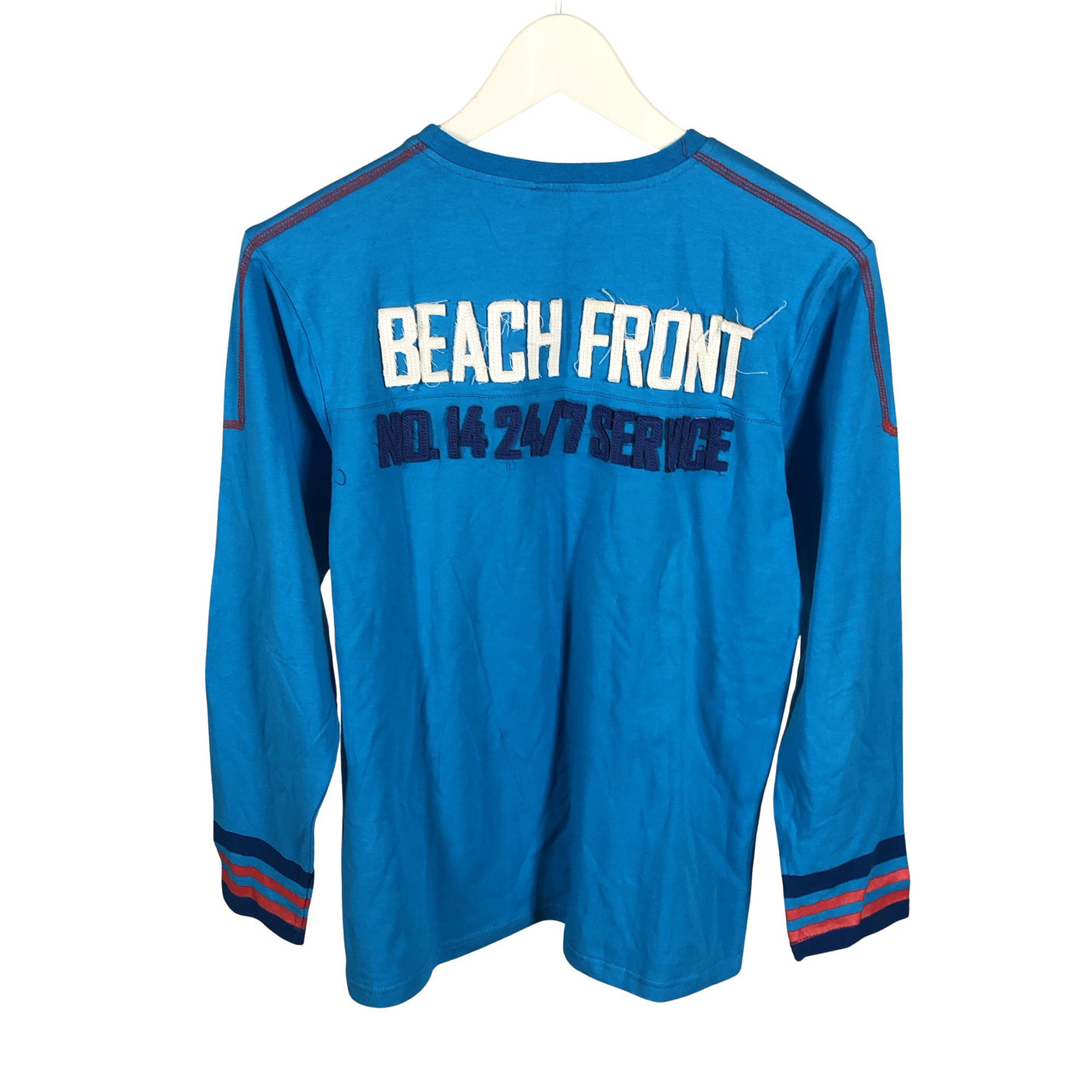Unisex Dj Dutchjeans - Tricot shirt, size 146 - 152 - Blue (2)