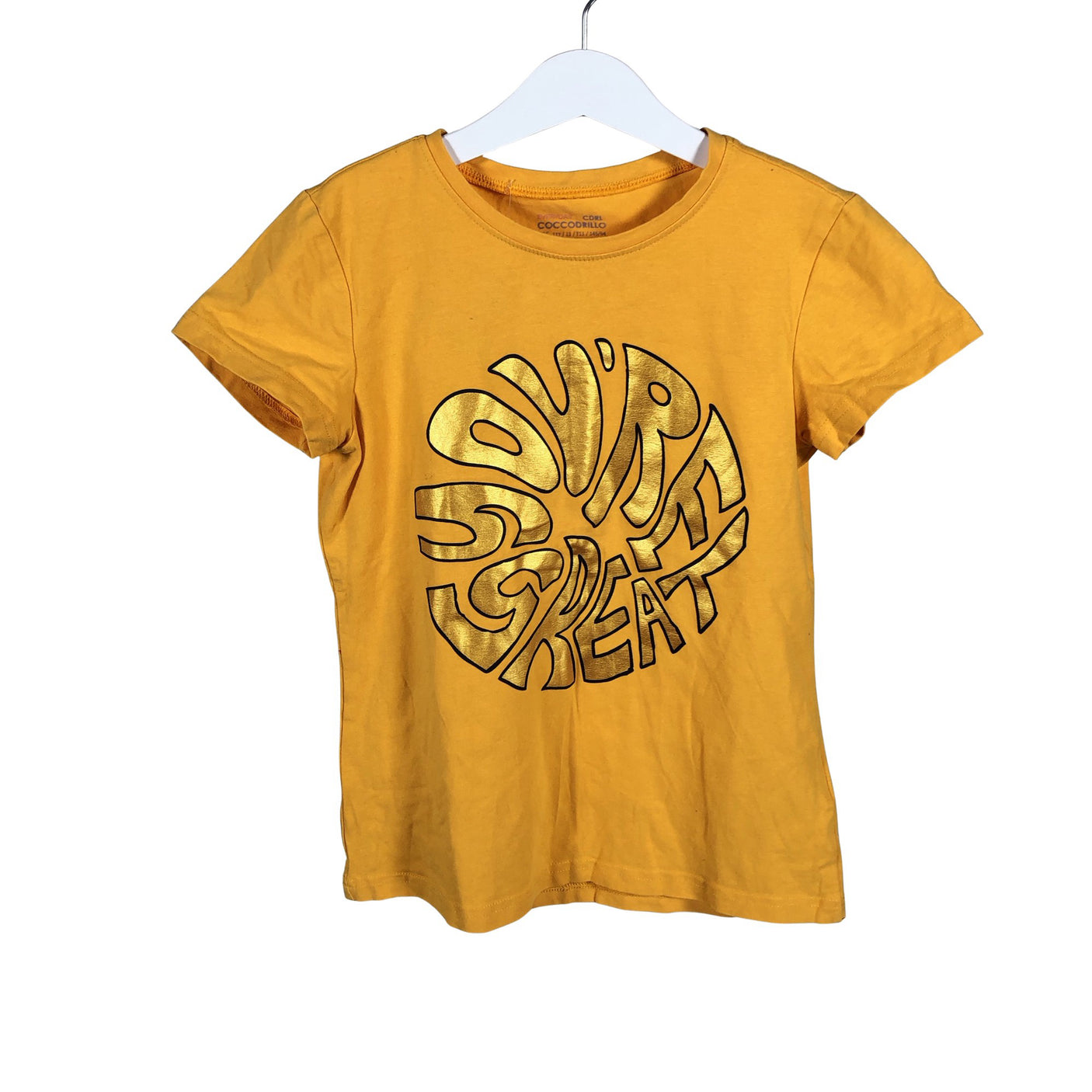 Unisex Coccodrillo - T-shirt, size 140 - 146 - Yellow (1)