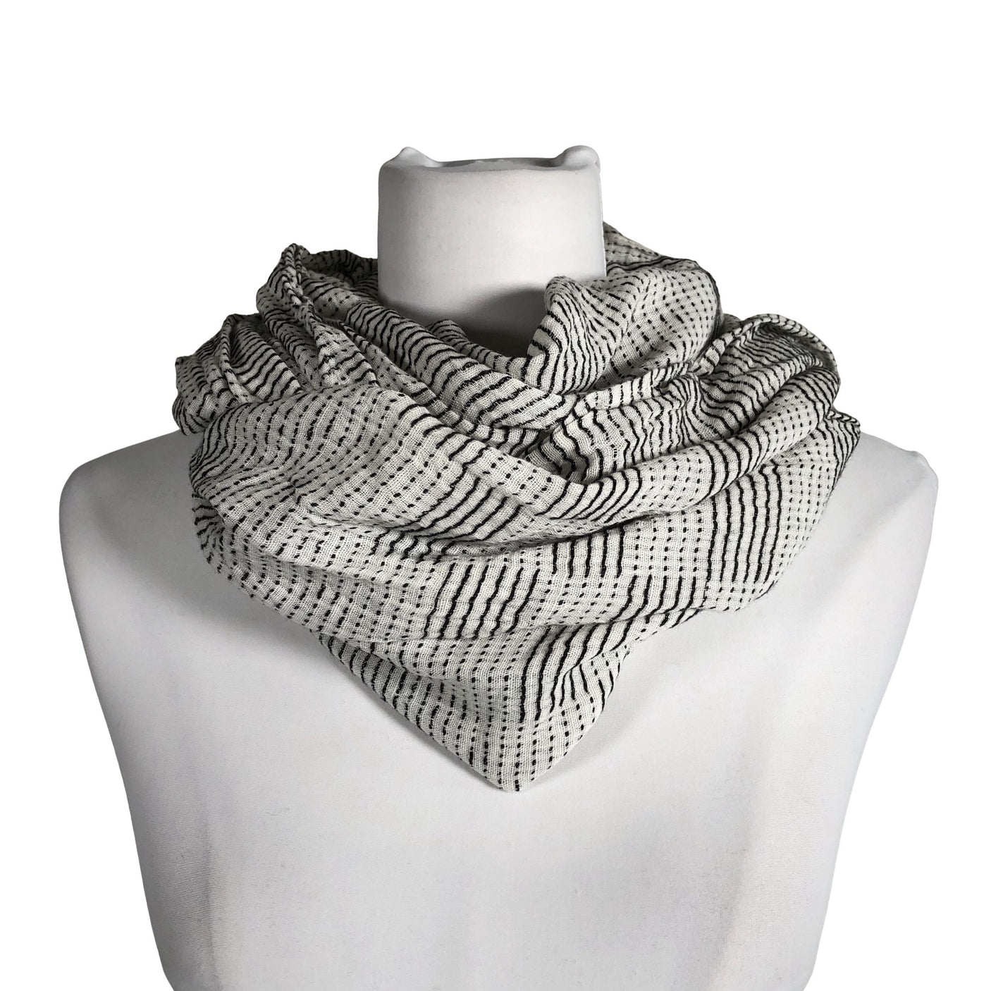 Unisex Esprit - Circle scarf, size Midi - Gray (1)