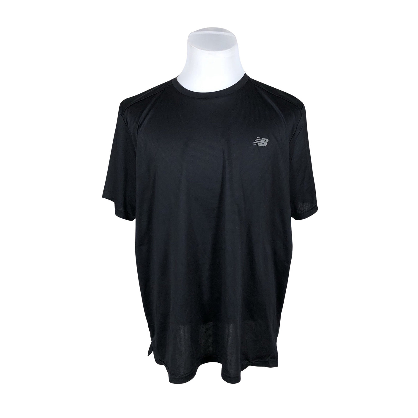 Unisex New Balance - Sports shirt, short sleeve, size XXL - Black (1)