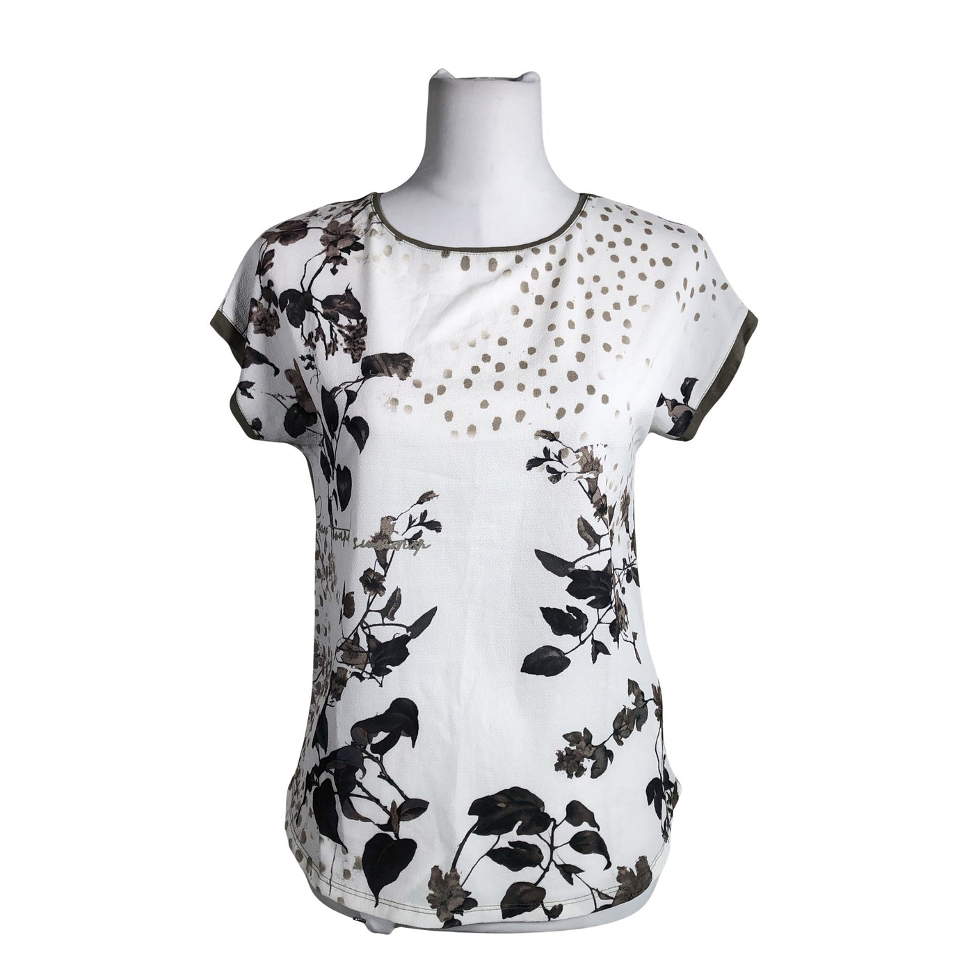 Unisex Soyaconcept - Short-sleeved blouse, size 36 - Green (1)