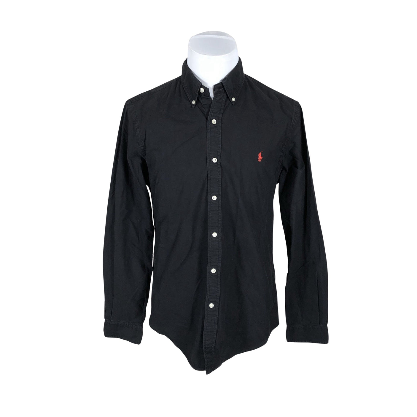 Unisex Ralph Lauren - Collared shirt, size L - Black (1)