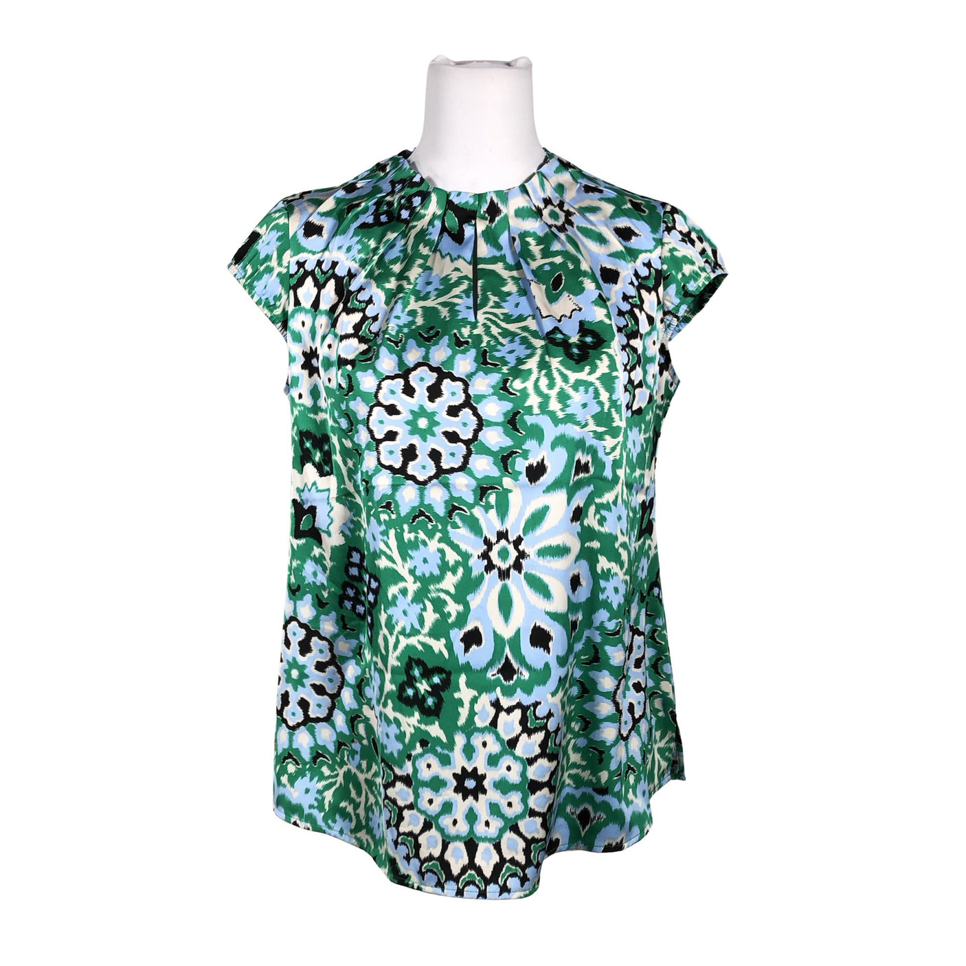 Unisex Comma - Short-sleeved blouse, size 38 - Green (1)