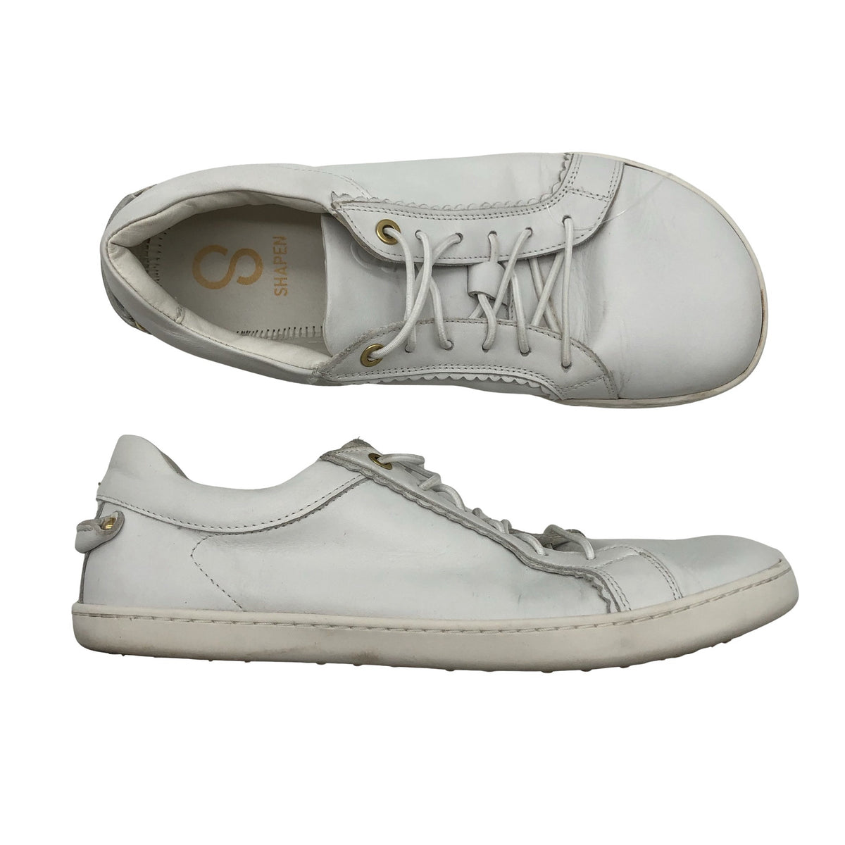 Unisex Shapen - Casual sneakers, size 40 - White (1)