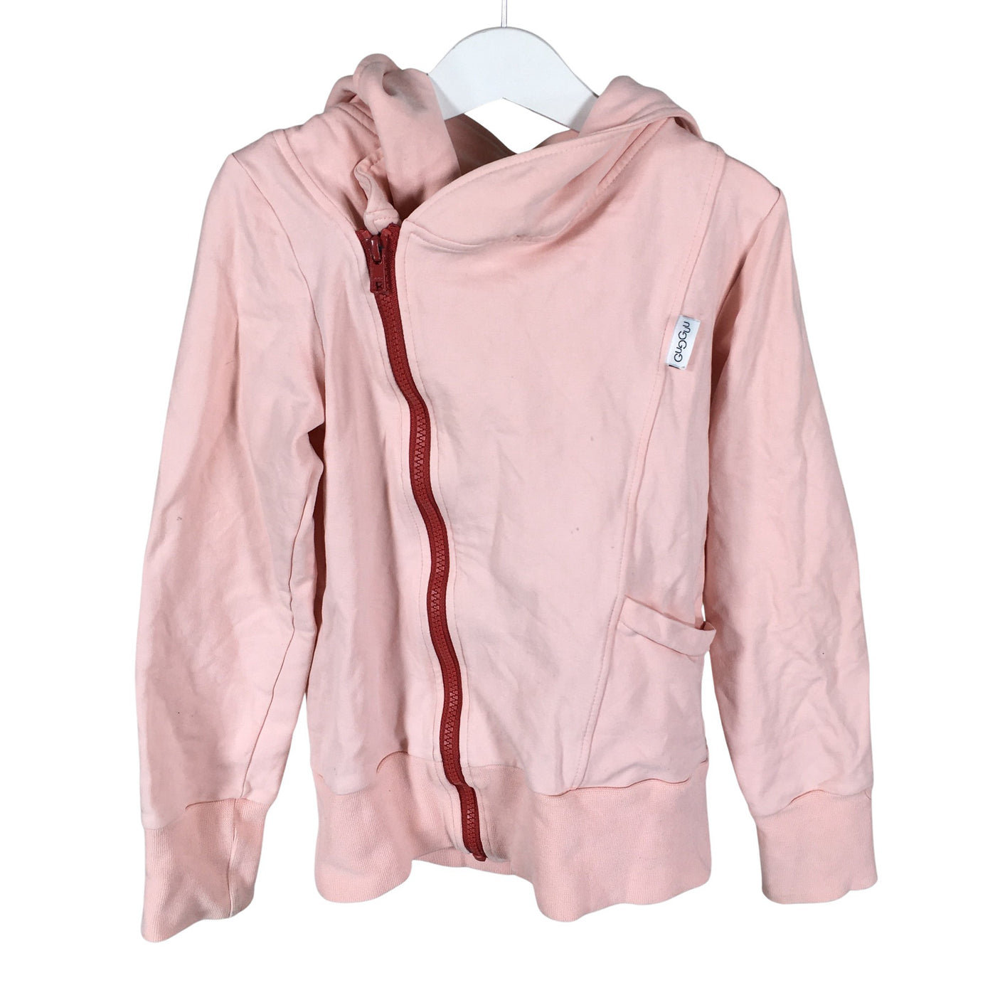 Unisex Gugguu - Hoodie, size 128 - 134 - Light pink (1)