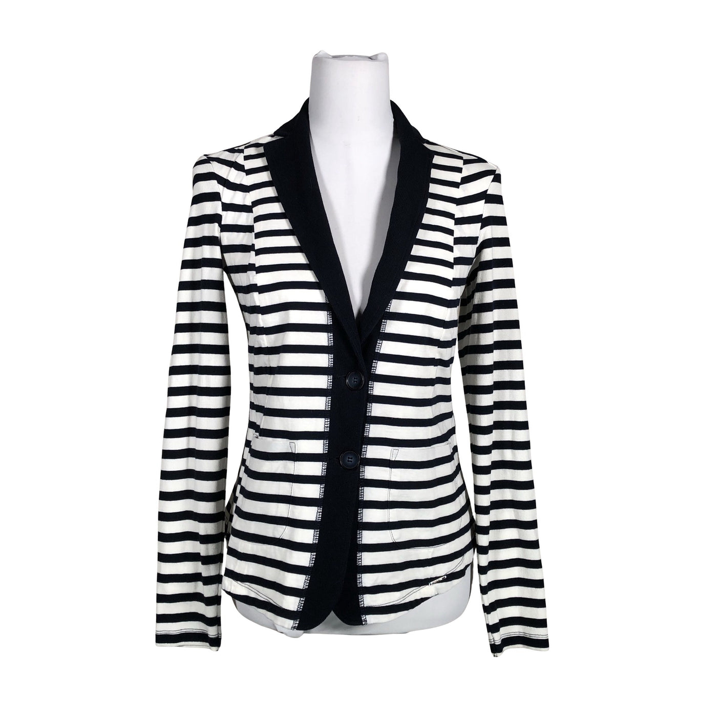 Unisex Comma - Sweat jacket, size 38 - Blue (1)