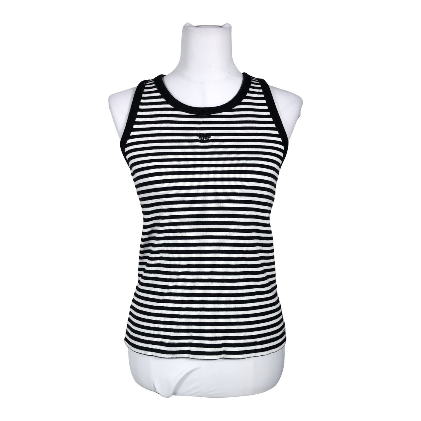 Unisex s.Oliver - Tricot tank top, size 40 - Black (1)