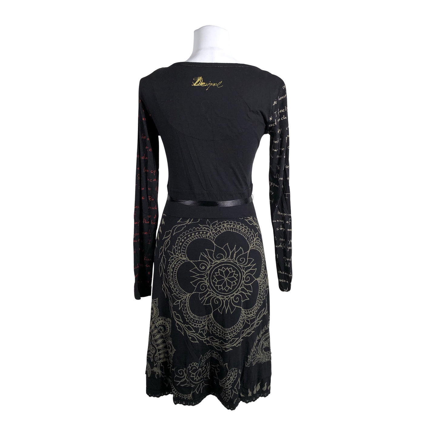 Unisex Desigual - Tricot dress, size 36 - Black (2)