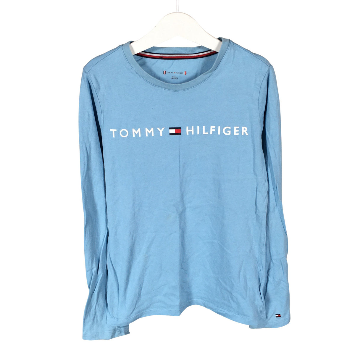 Unisex Tommy Hilfiger - Tricot shirt, size 146 - 152 - Light blue (1)