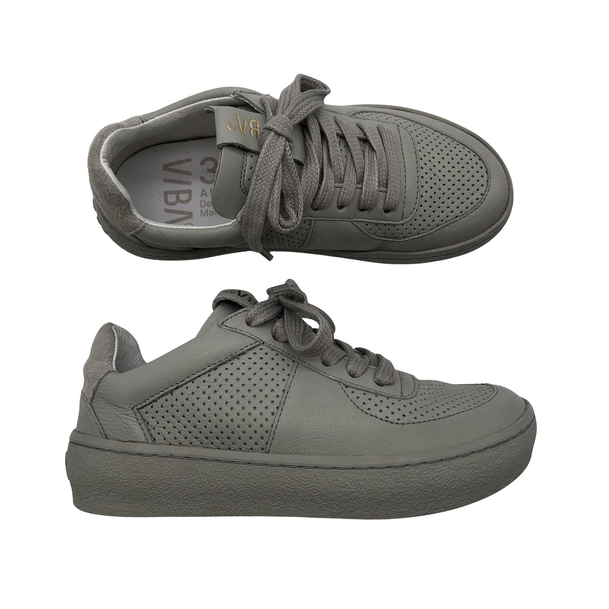 Unisex Vibae - Casual sneakers, size 35 - Gray (1)