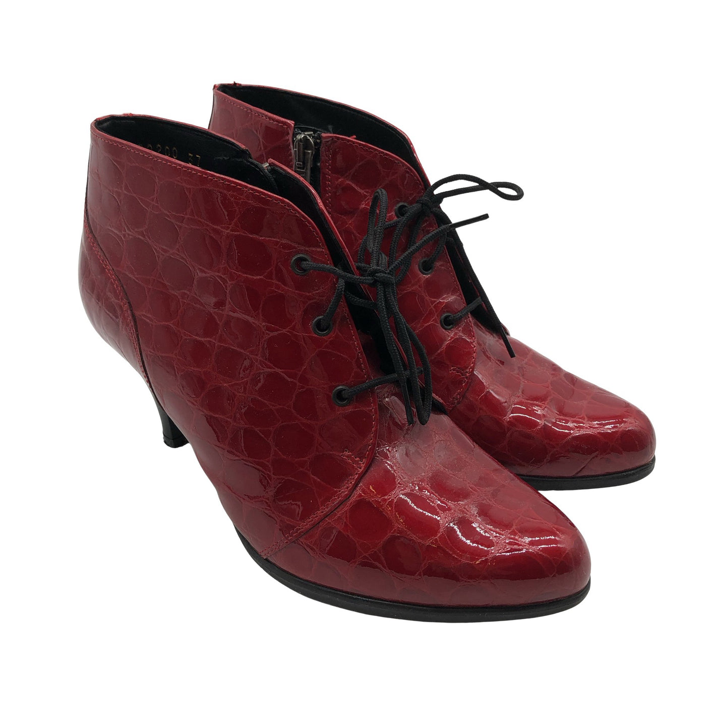 Unisex Janita - Ankle boots, size 37 - Red (2)