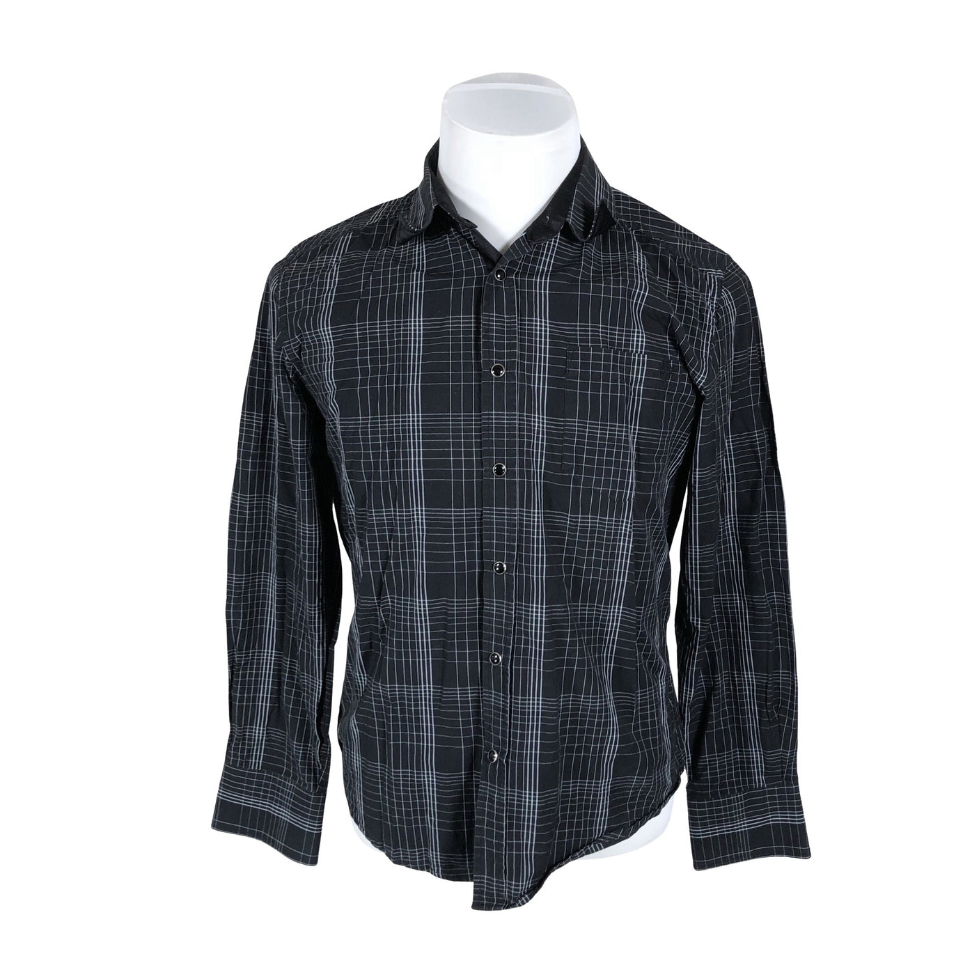 Unisex Jack & Jones - Collared shirt, size M - Black (1)