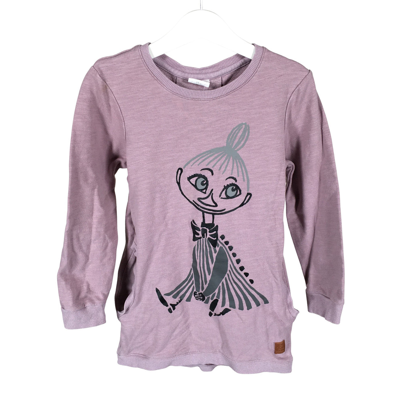 Unisex Moomin by Martinex - Sweatshirt dress, size 110 - 116 - Light pink (1)