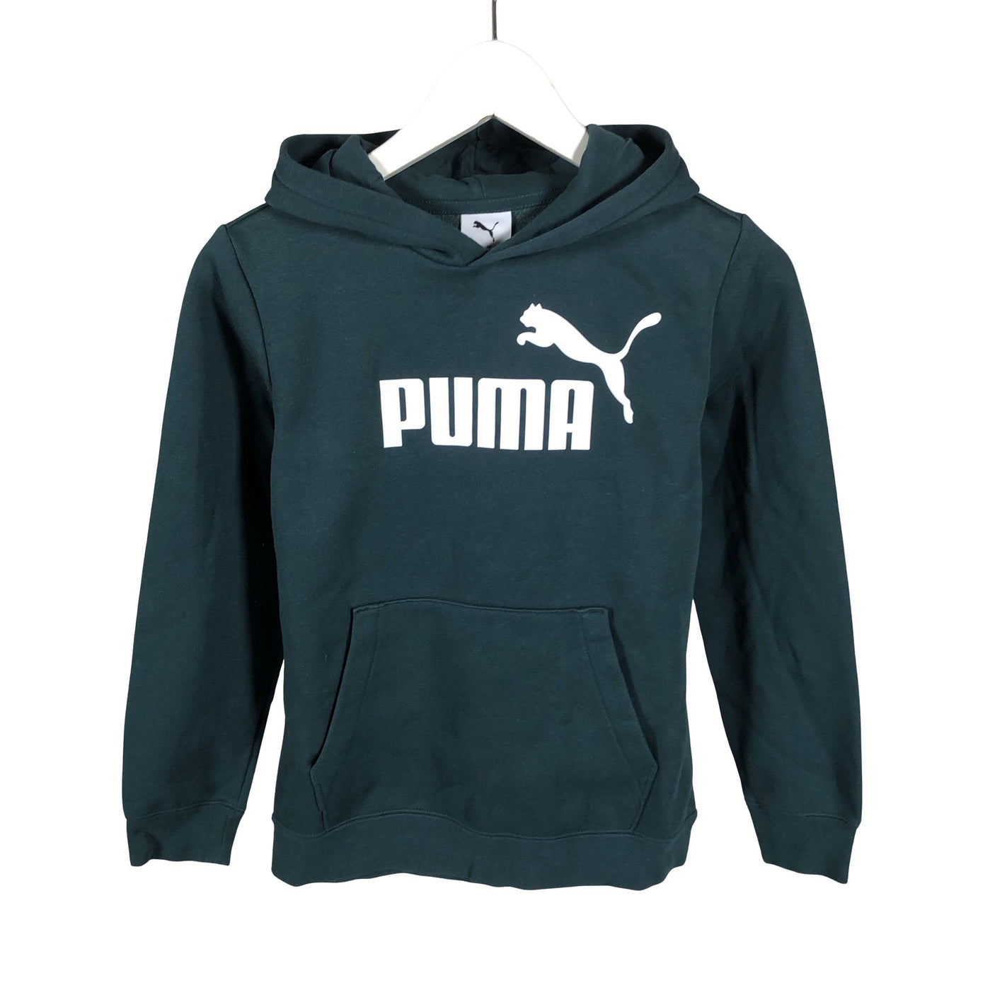 Unisex Puma - Hoodie, size 146 - 152 - Green (1)