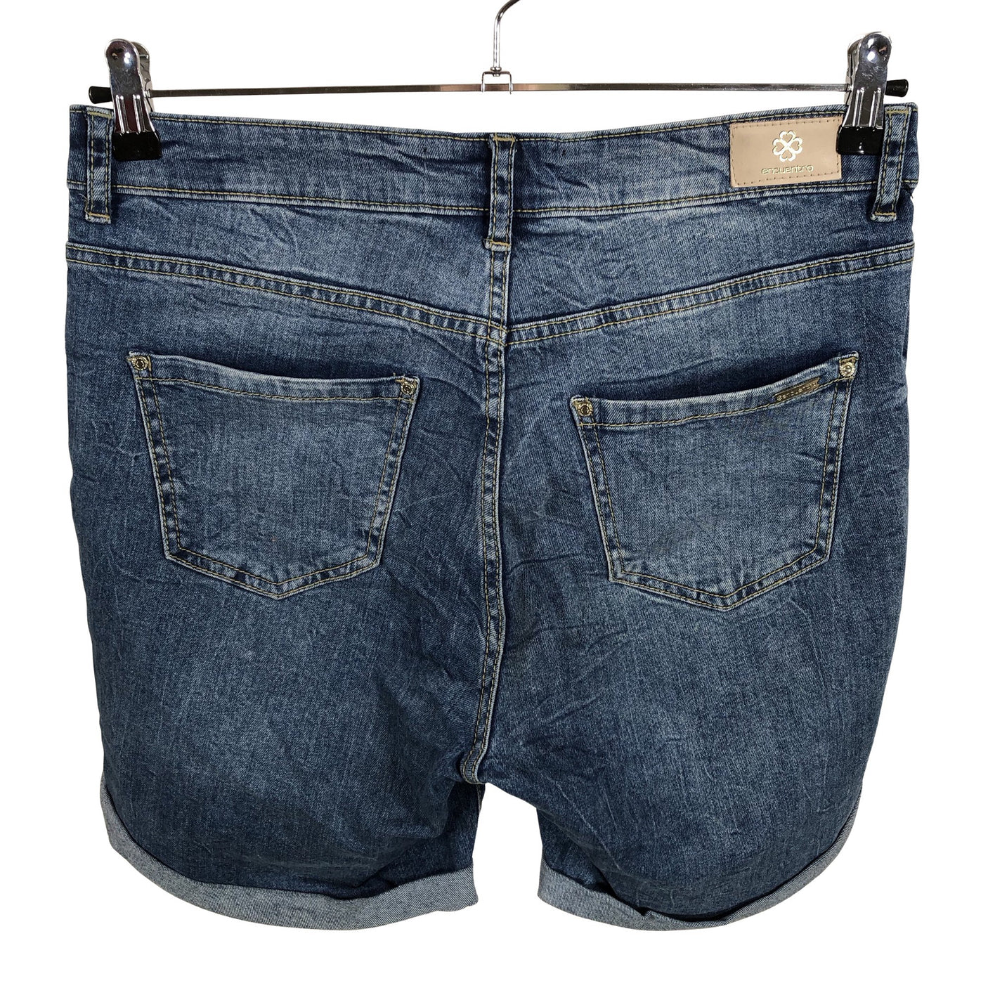 Unisex Encuentro - Denim shorts, size 38 - Blue (2)